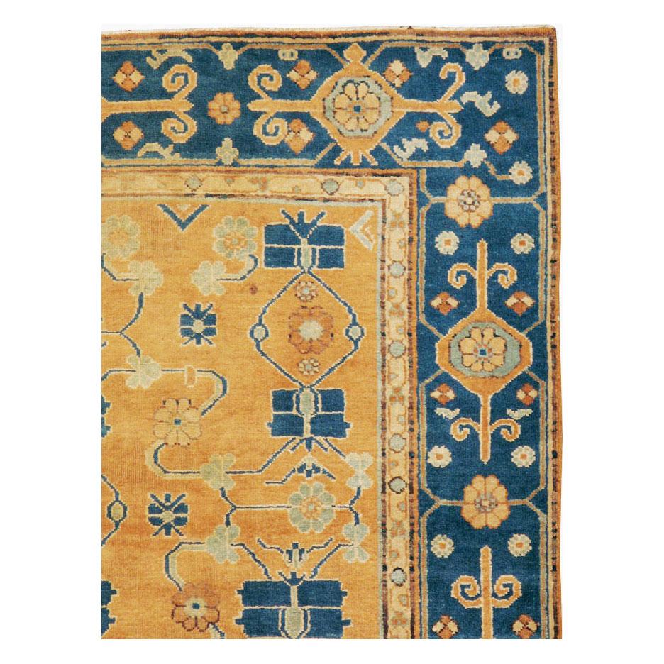 Antiker Ostturkestan-Samarkand-Teppich (Handgeknüpft) im Angebot