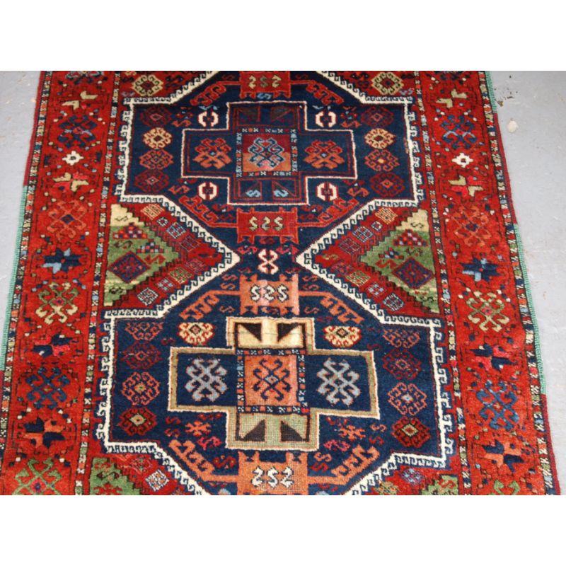 19th Century Antique Eastern Anatolian Kurdish Yuruk Long Rug For Sale