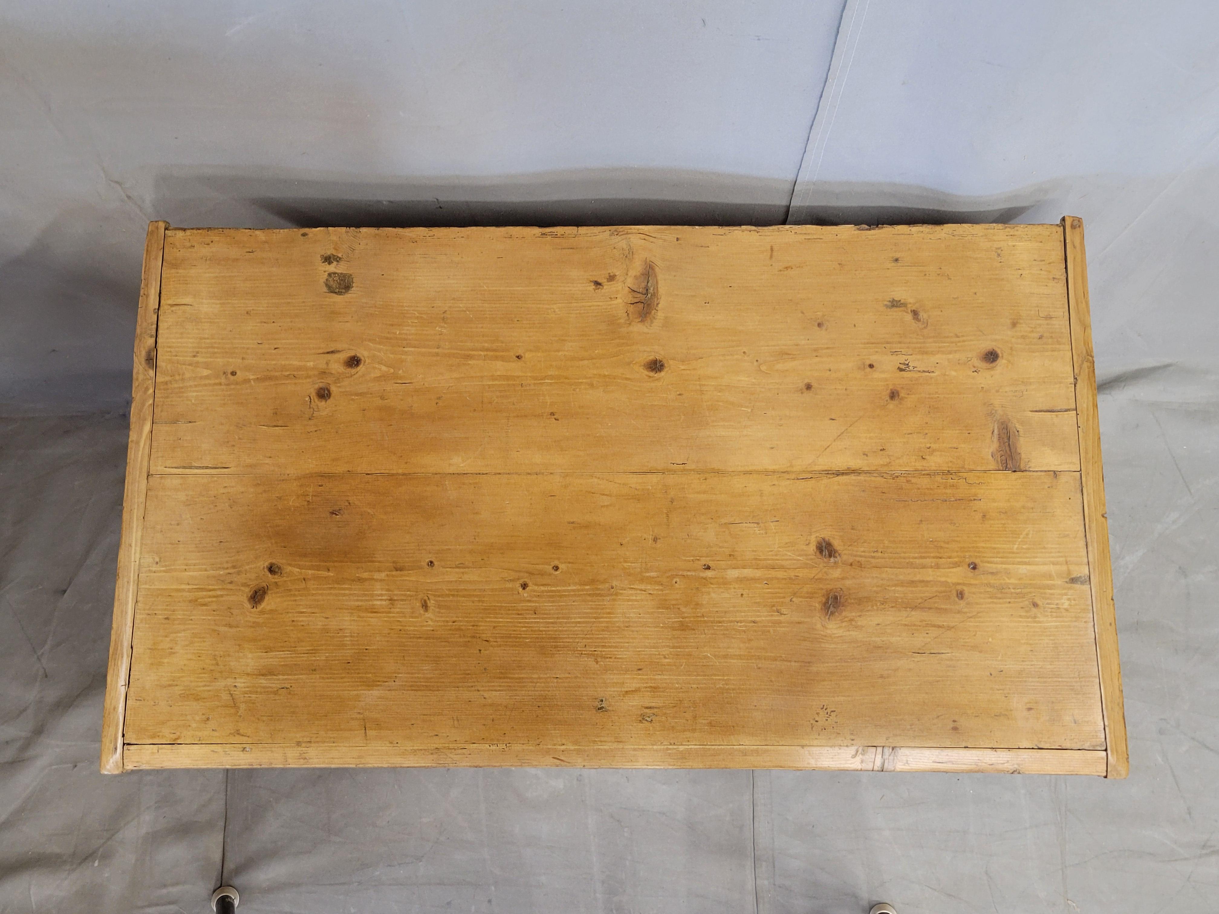 Czech Antique Eastern European Natural Waxed Pine Blanket Chest For Sale