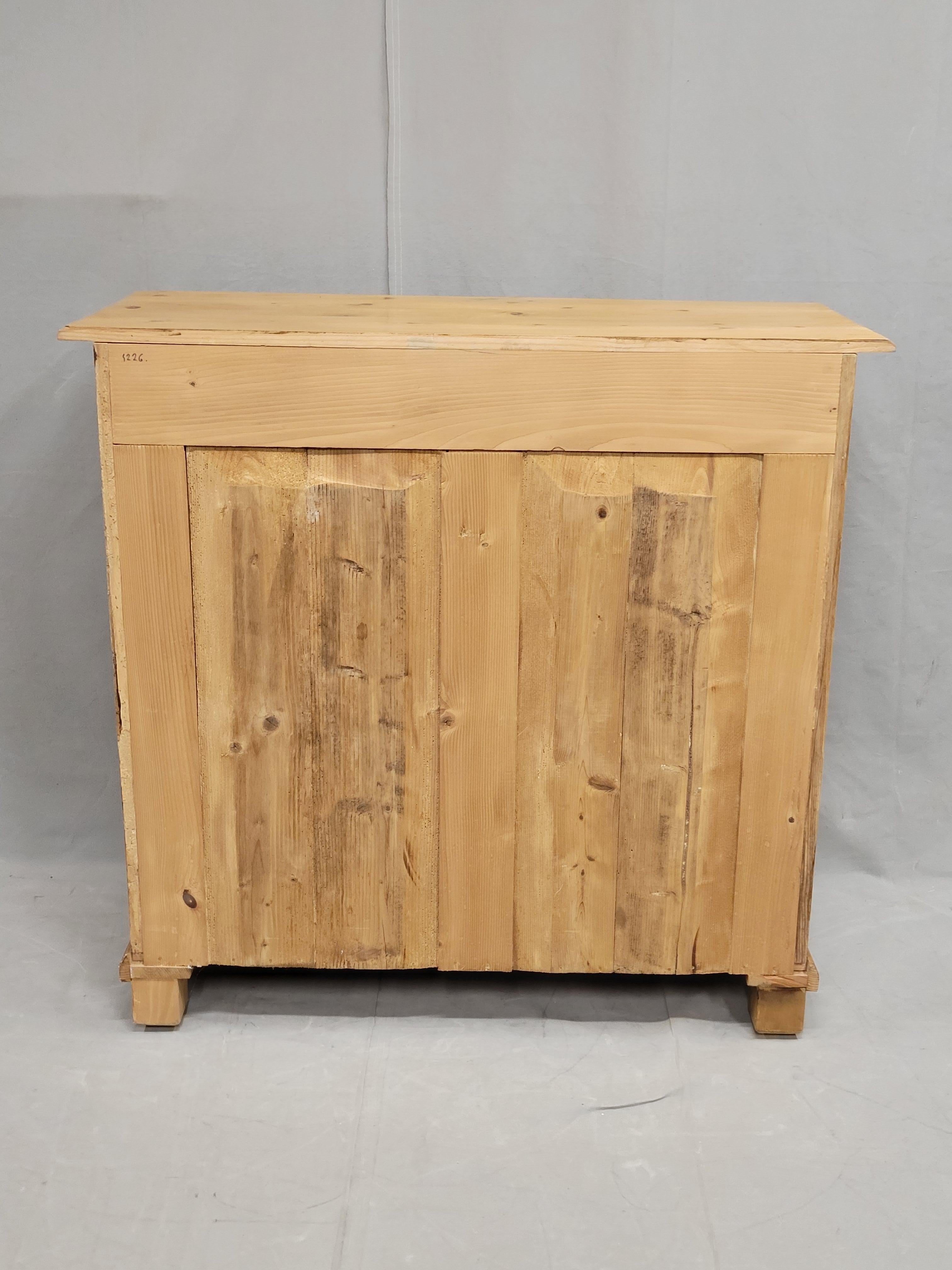 Antique Eastern European Rustic Pine Buffet 6
