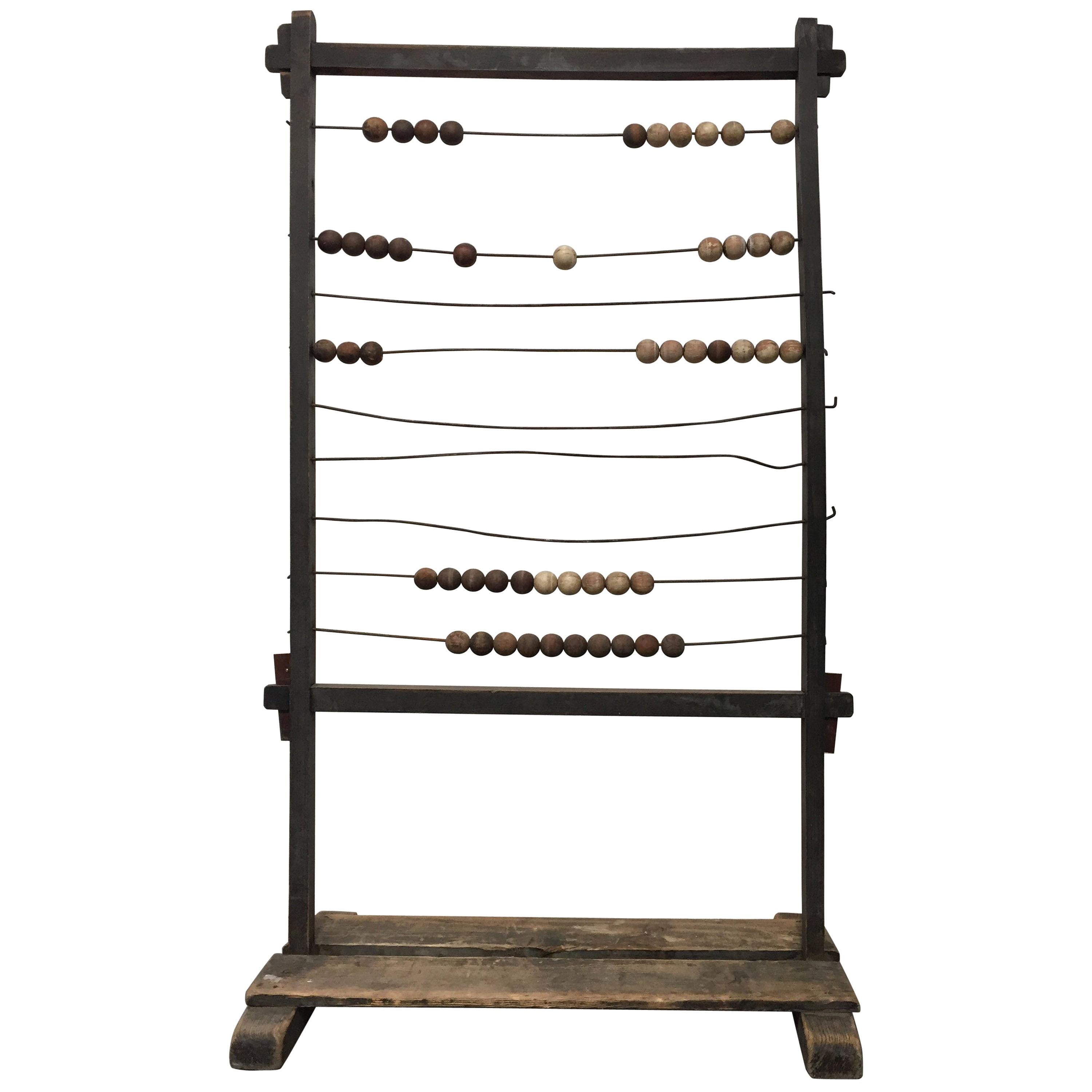 Antique Eastern European School Abacus, Early 20th Century