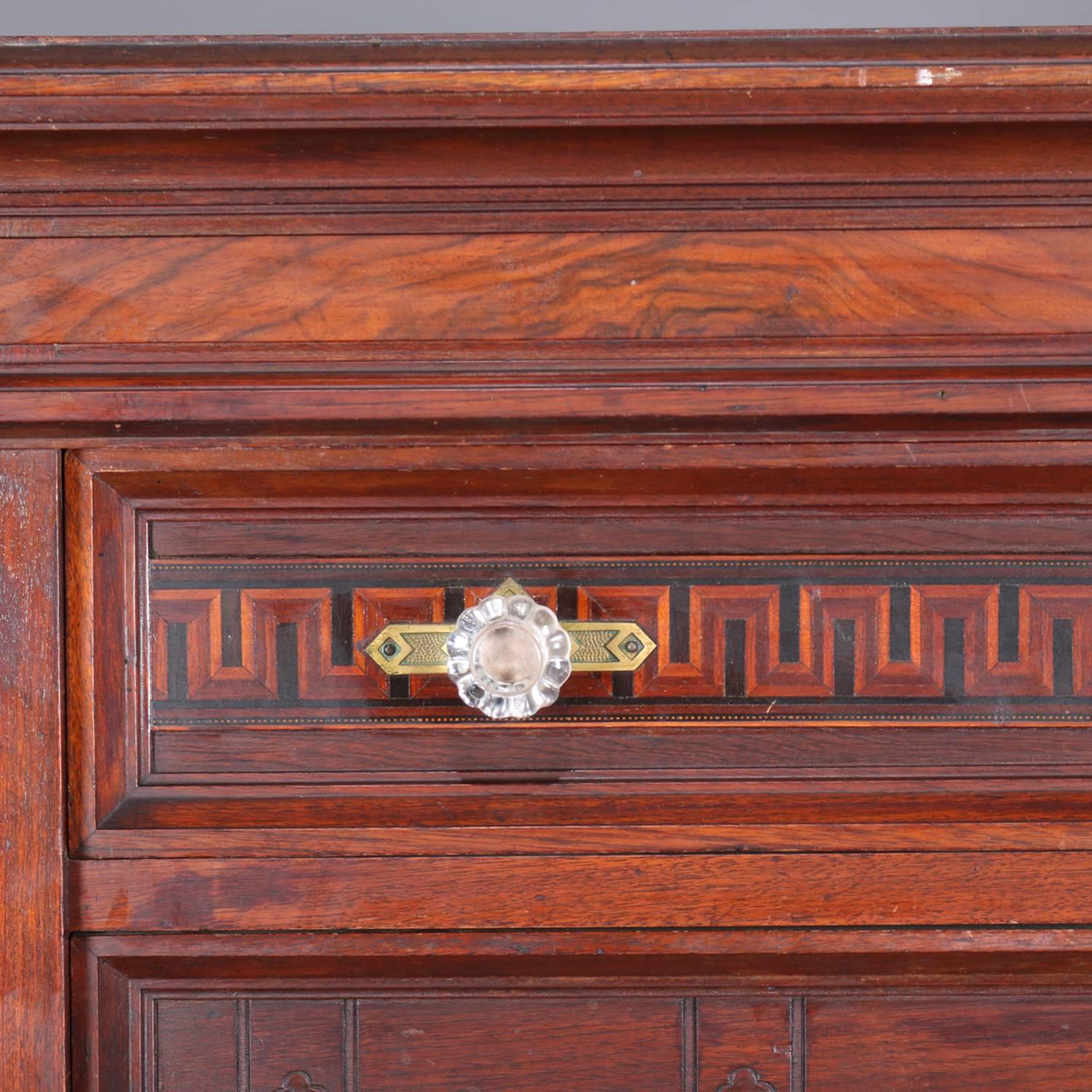 antique dresser with locking drawers