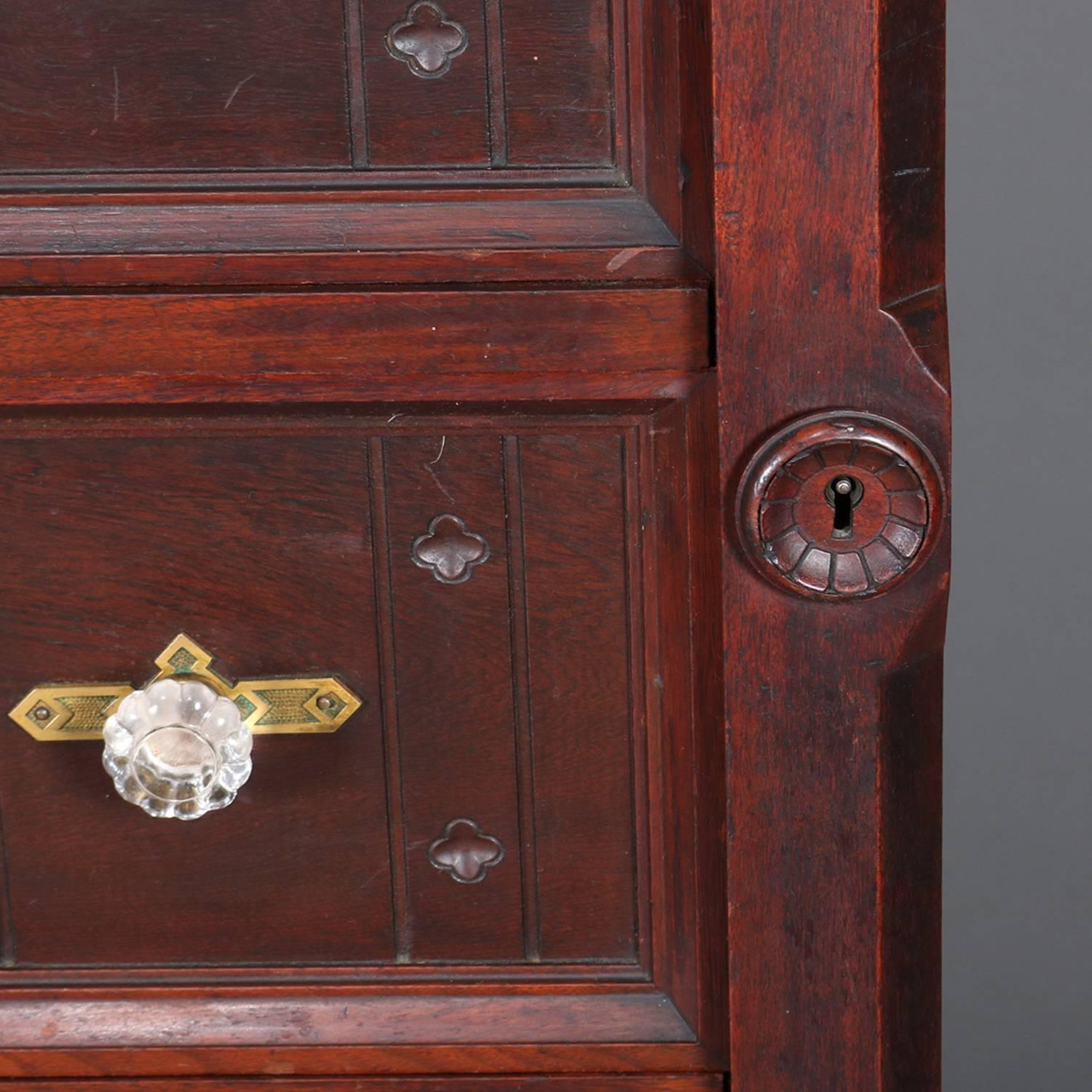 chest of drawers with lock