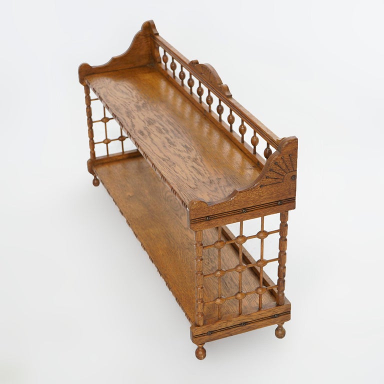 Etagère murale en bois français du début du siècle - En vente sur France | etagère murale campagnarde