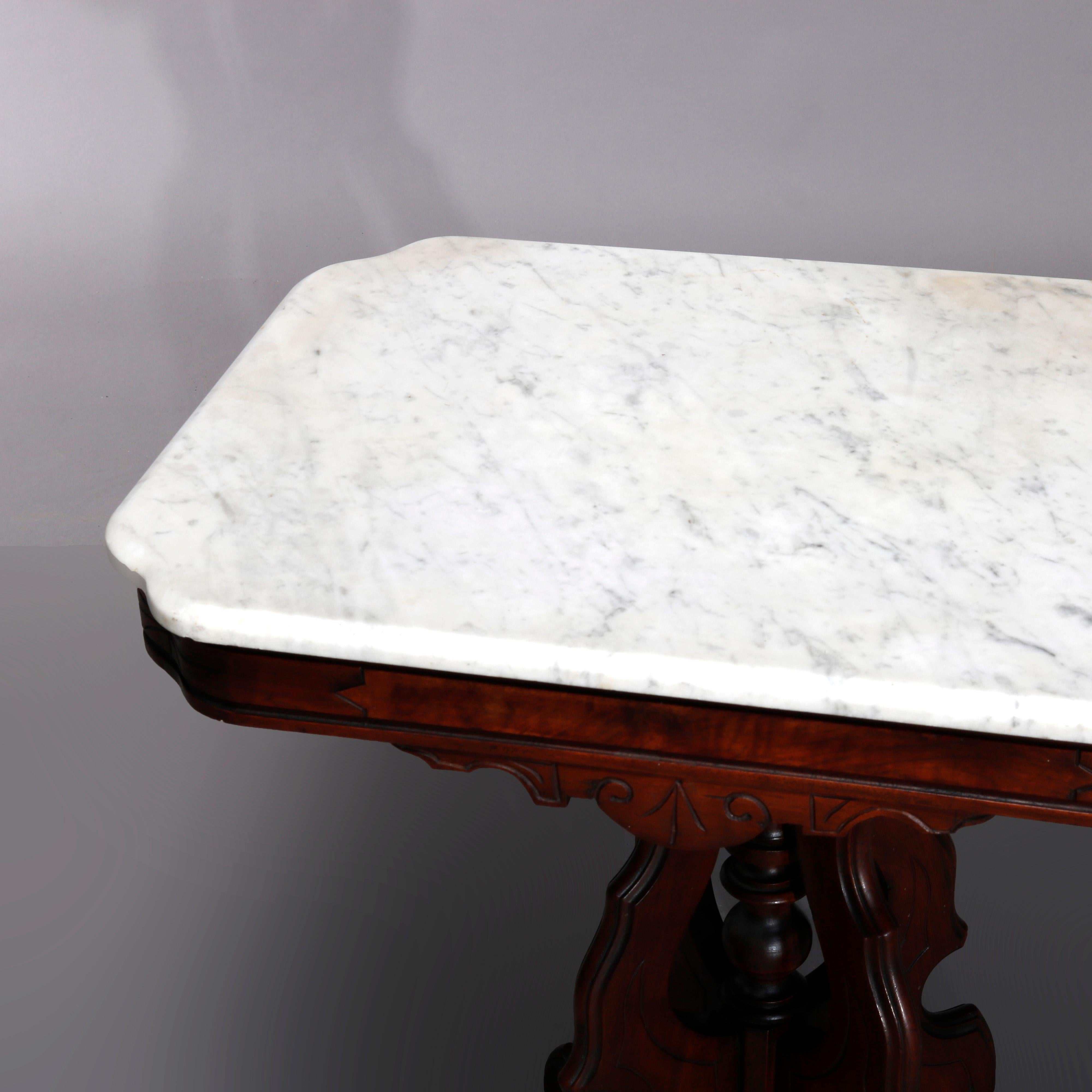 vintage marble top table