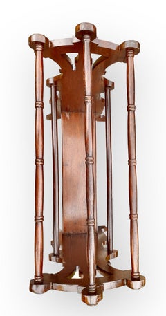 Antique Eastlake Carved Walnut Quilt Rack