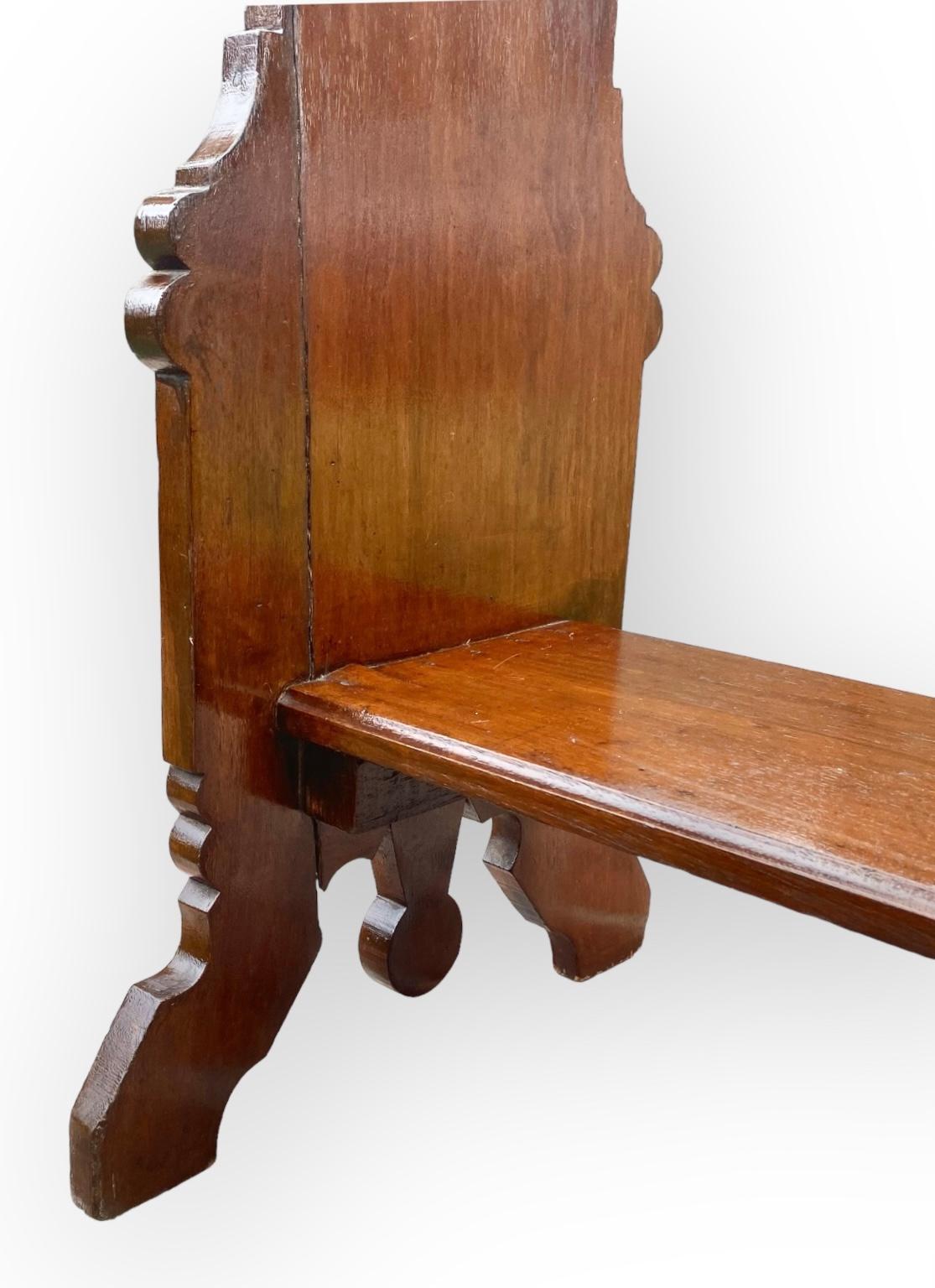 American Antique Eastlake Carved Walnut Quilt Rack For Sale