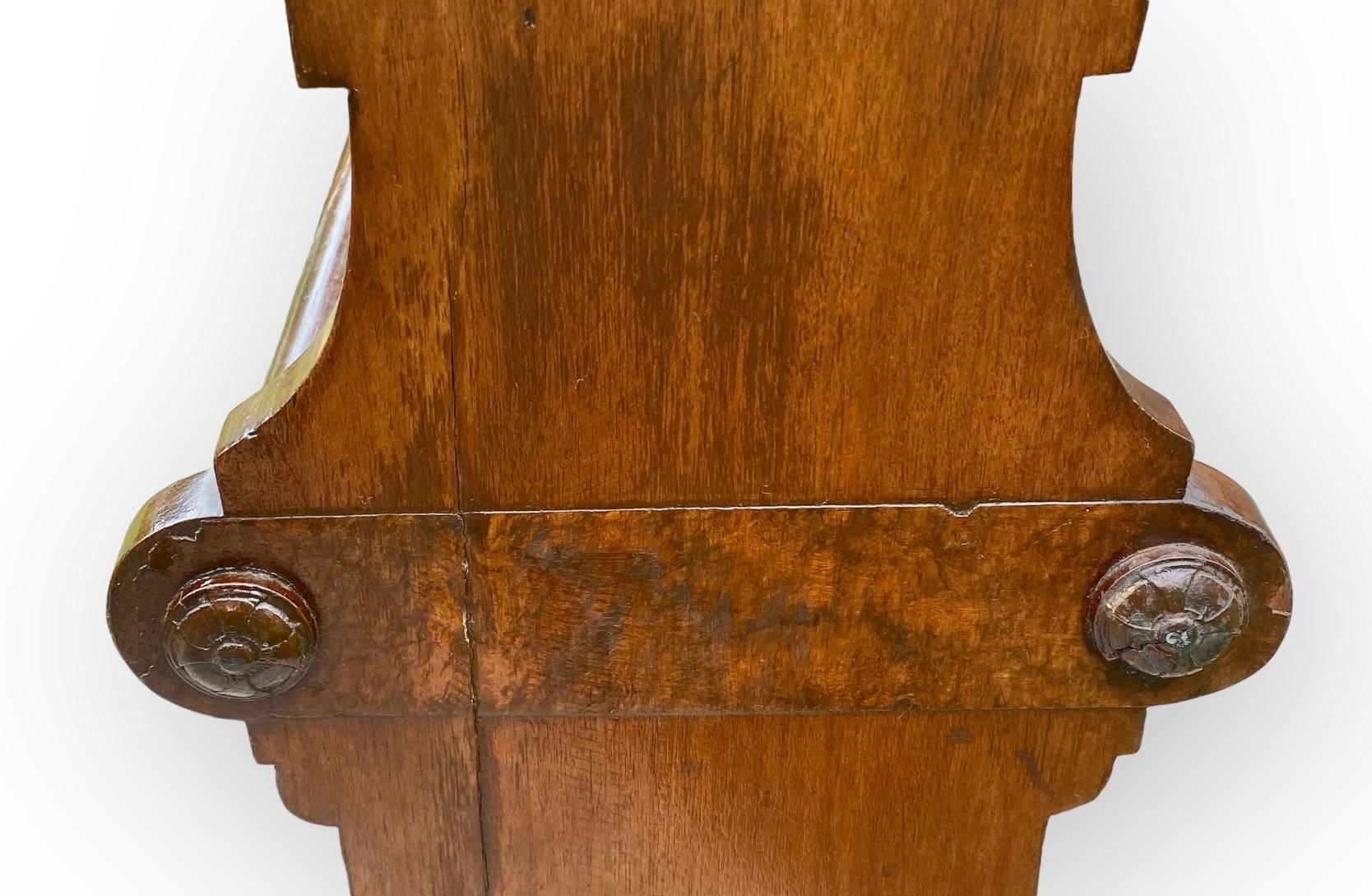 Late 19th Century Antique Eastlake Carved Walnut Quilt Rack For Sale