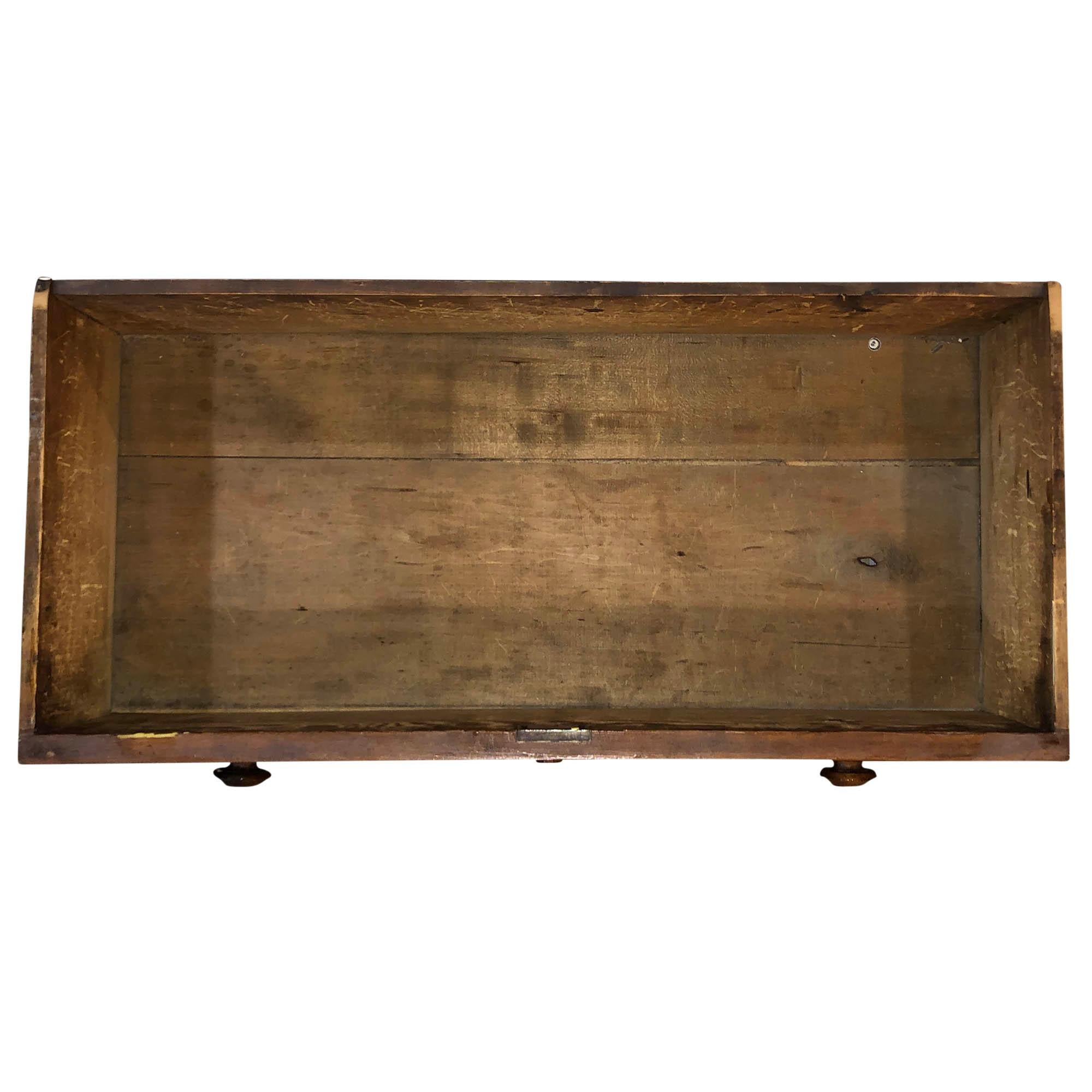 Antique Eastlake Solid Wood Dresser with Black Accents For Sale 5