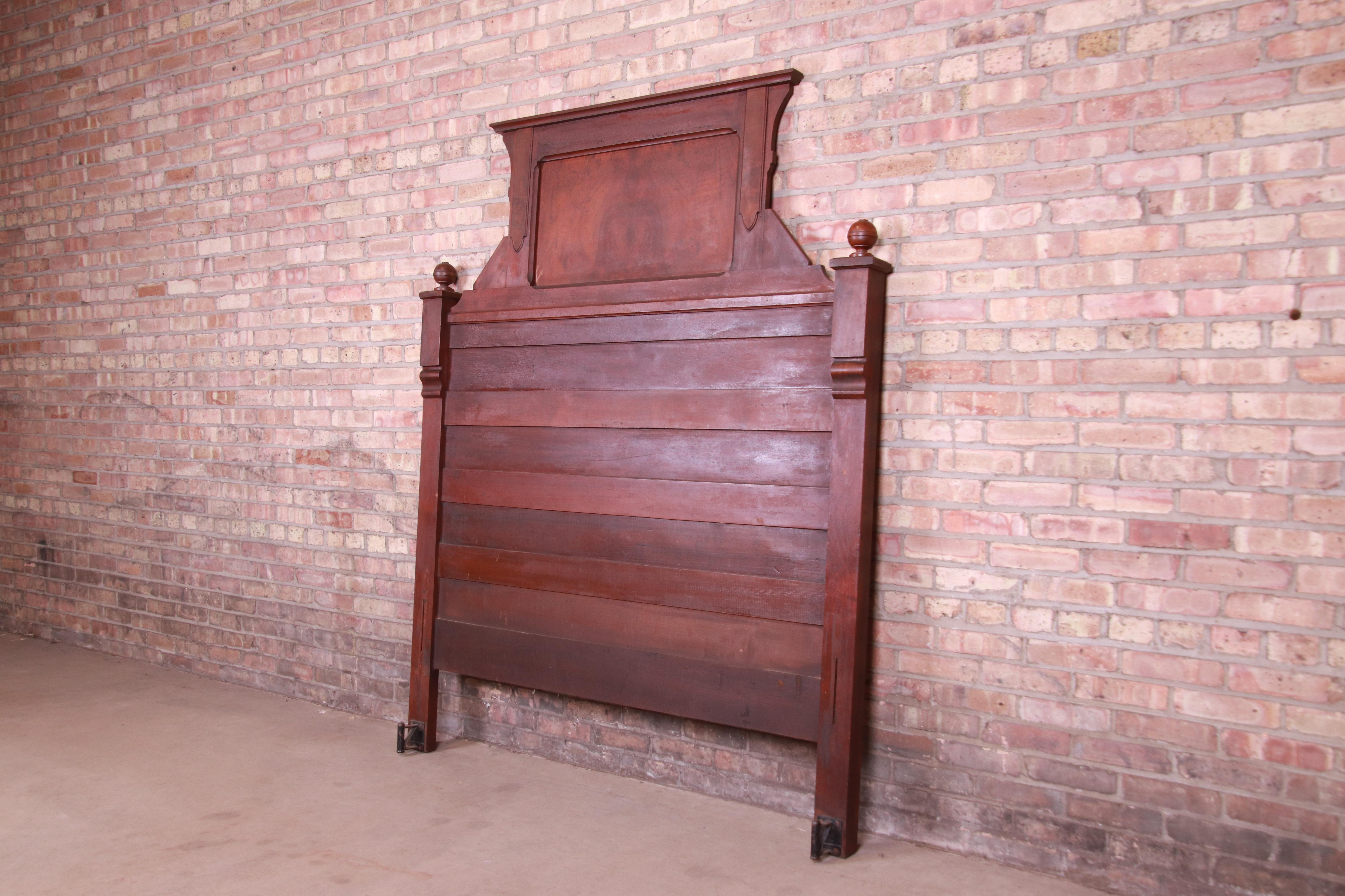 antique victorian headboard