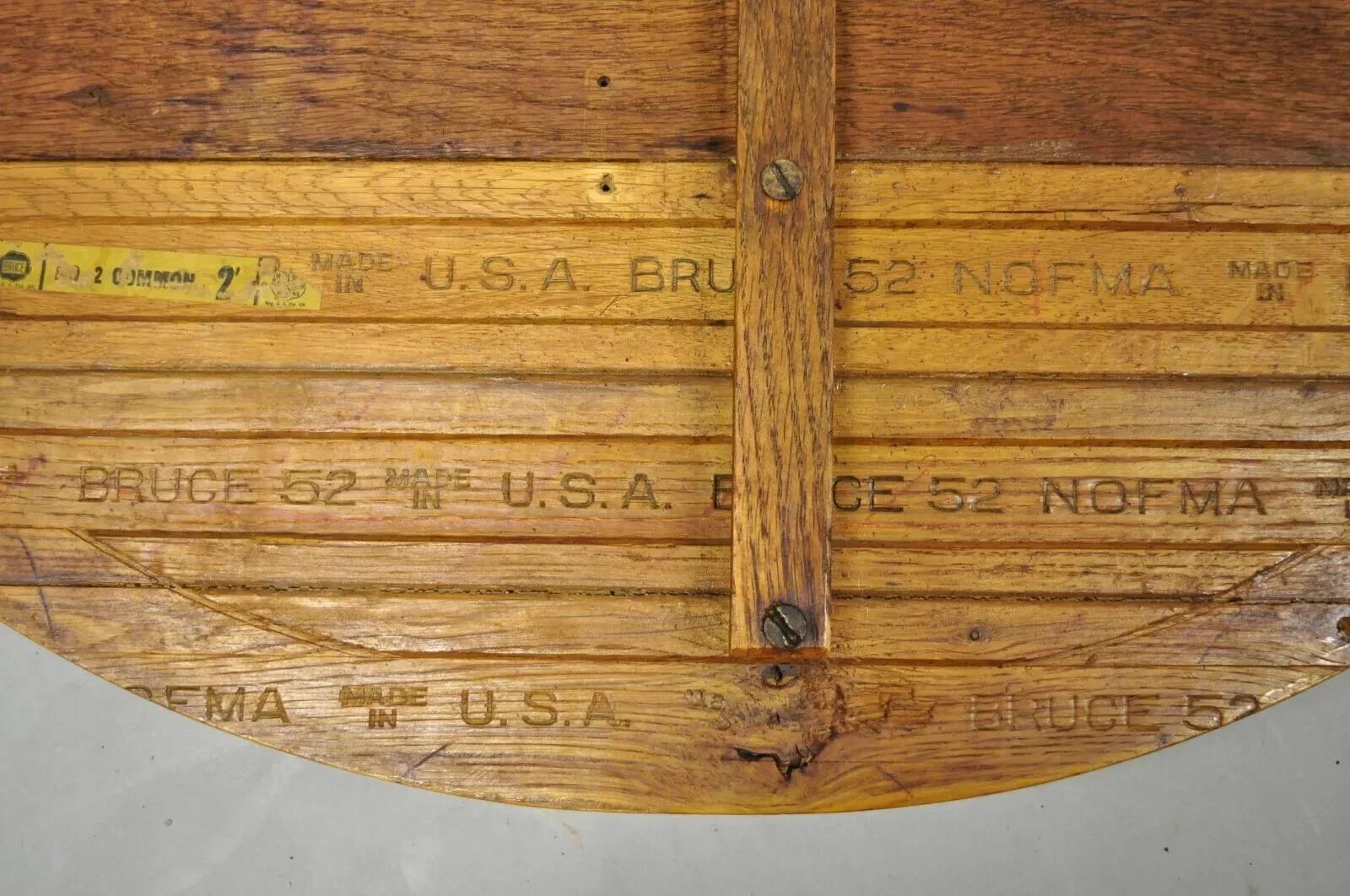 Ancienne table de salle à manger victorienne Eastlake en chêne, à abattants et à jeu de cartes en vente 3