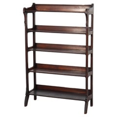 Antique Eastlake Victorian Walnut Bookshelf C1890