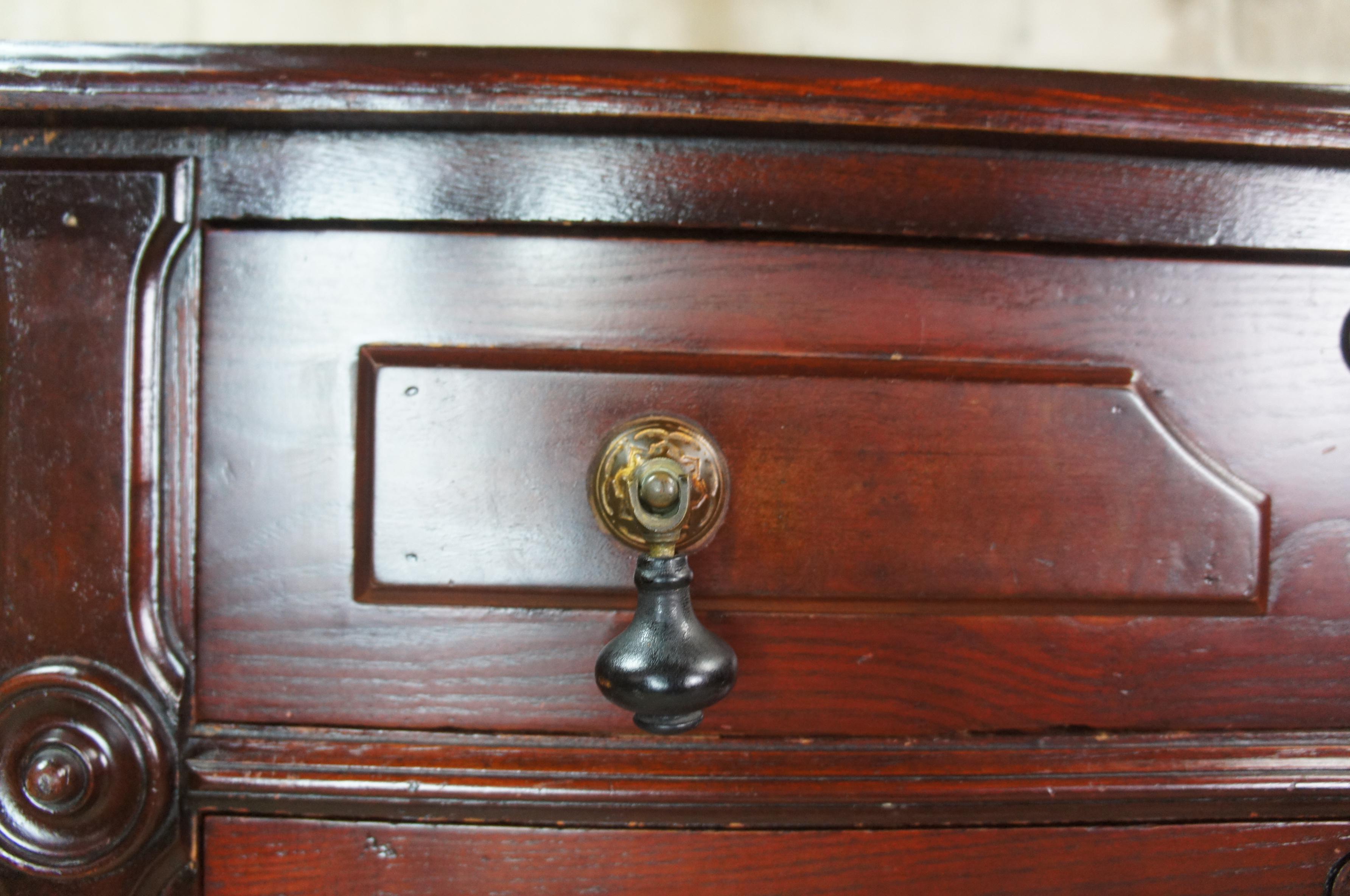 Antique Eastlake Victorian Walnut Dresser Chest of Drawers Nightstand Wash Stand 1