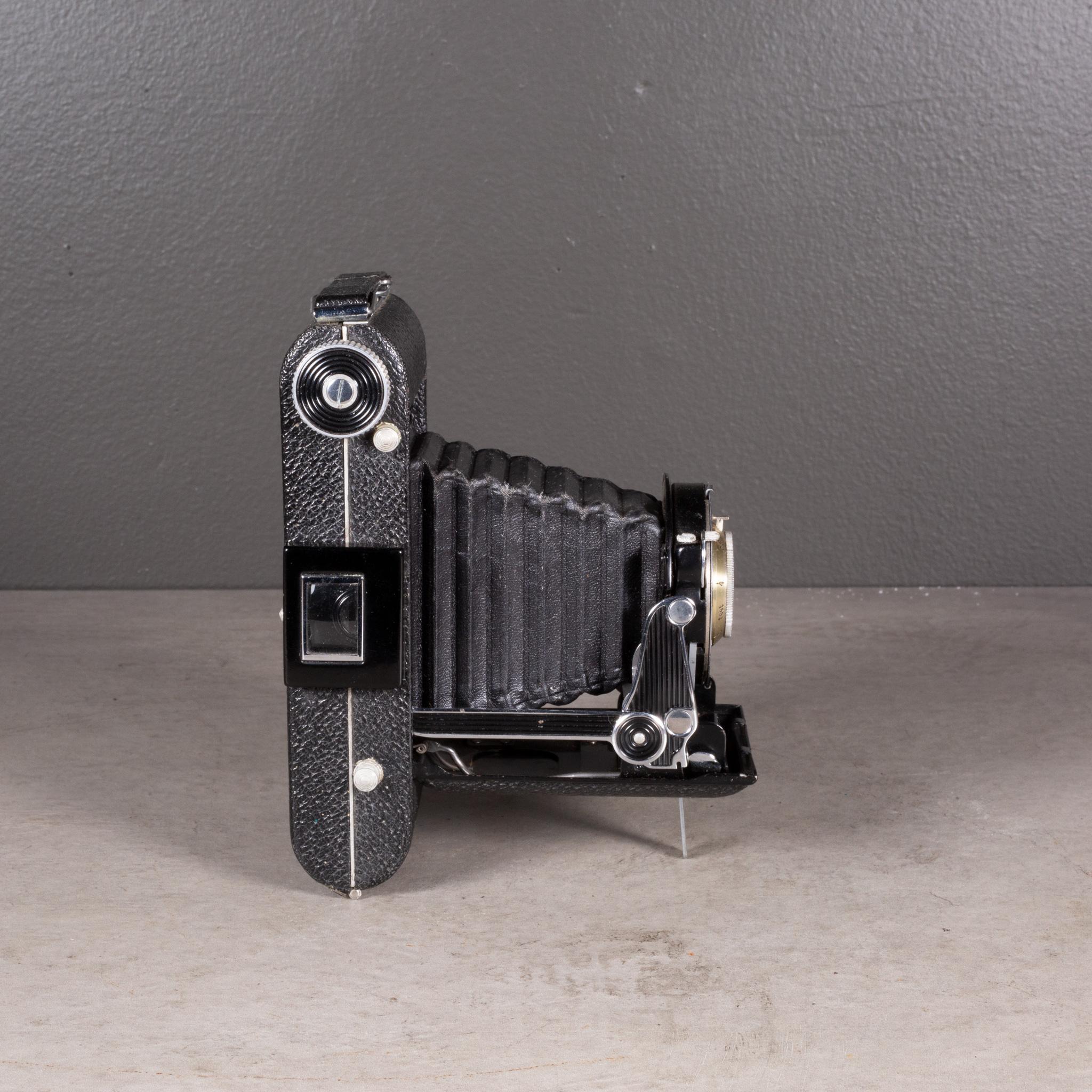 Cuir Eastman Kodak ancien appareil photo de poche « N° 1 Kodak » pliant c.1909-1920 en vente