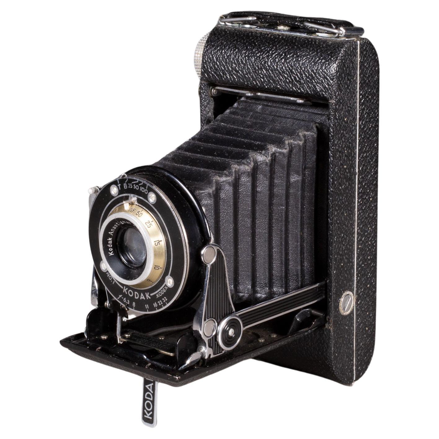 Eastman Kodak ancien appareil photo de poche « N° 1 Kodak » pliant c.1909-1920 en vente