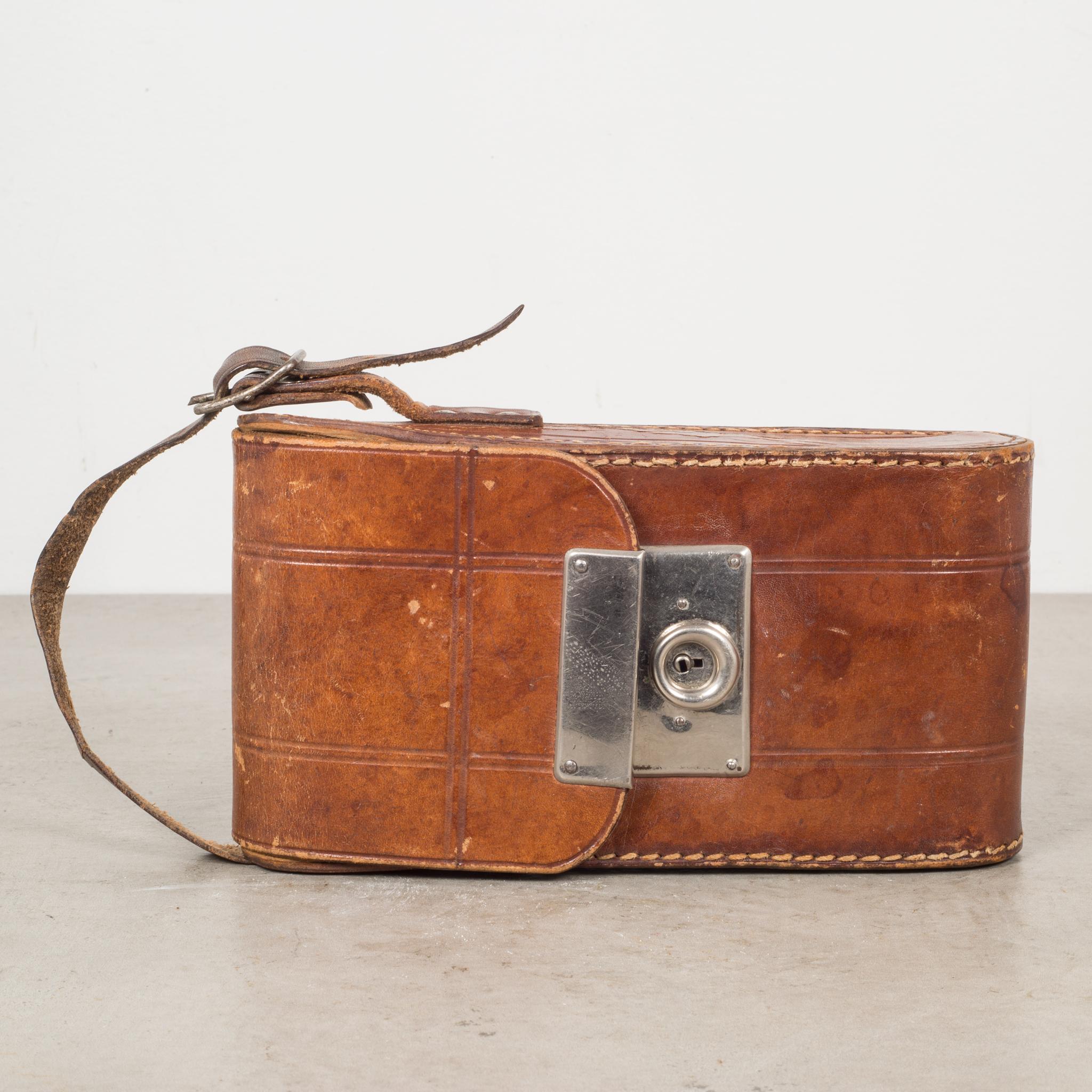About

An antique no. 2 folding brownie camera and original leather case. It has a rectangular body, and a sliding lens post connected to the body by bellows. It folds smoothly closed to 1.25 inches. This camera has retained its original finish