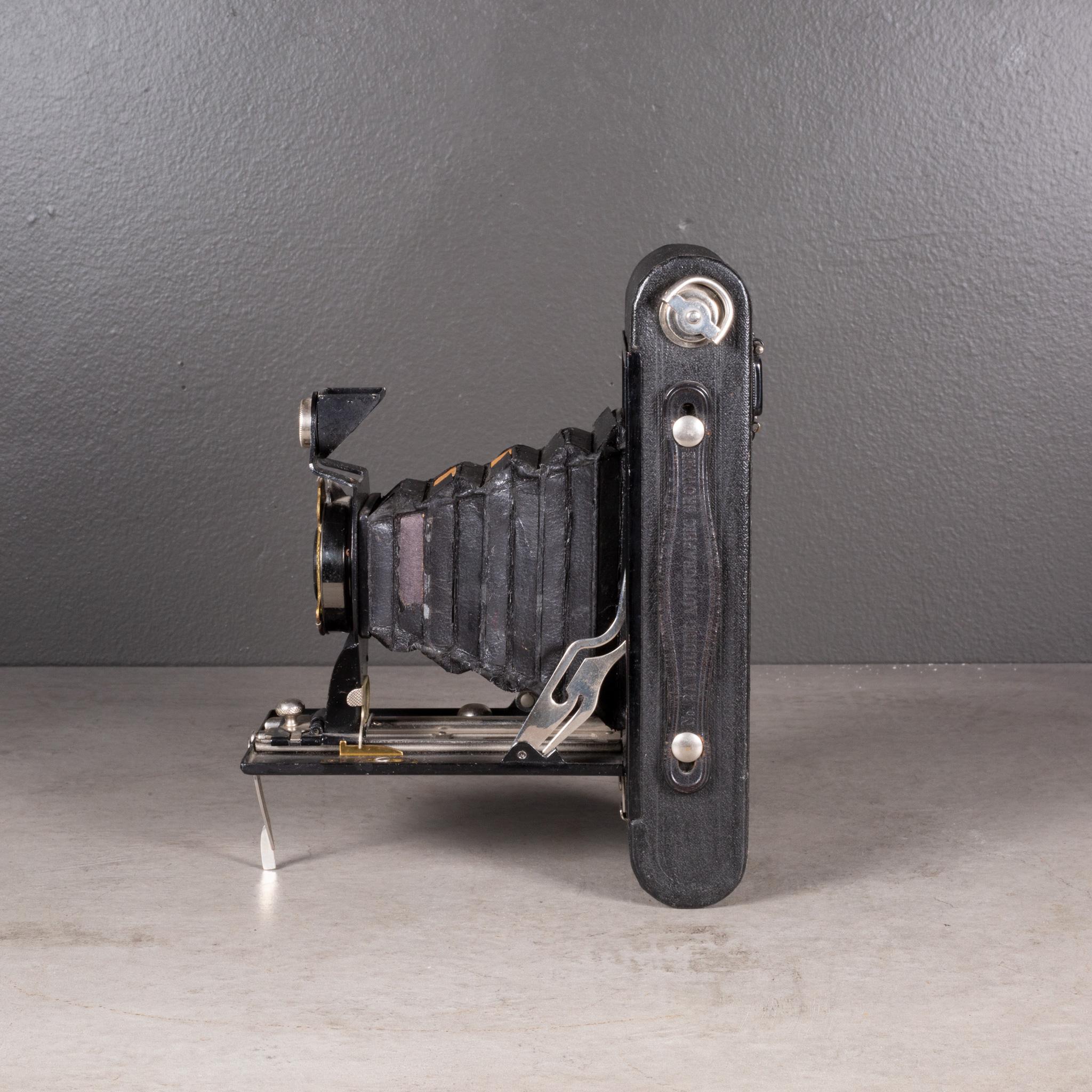 antique folding camera