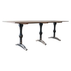 Antique Ebonized French Dining Table