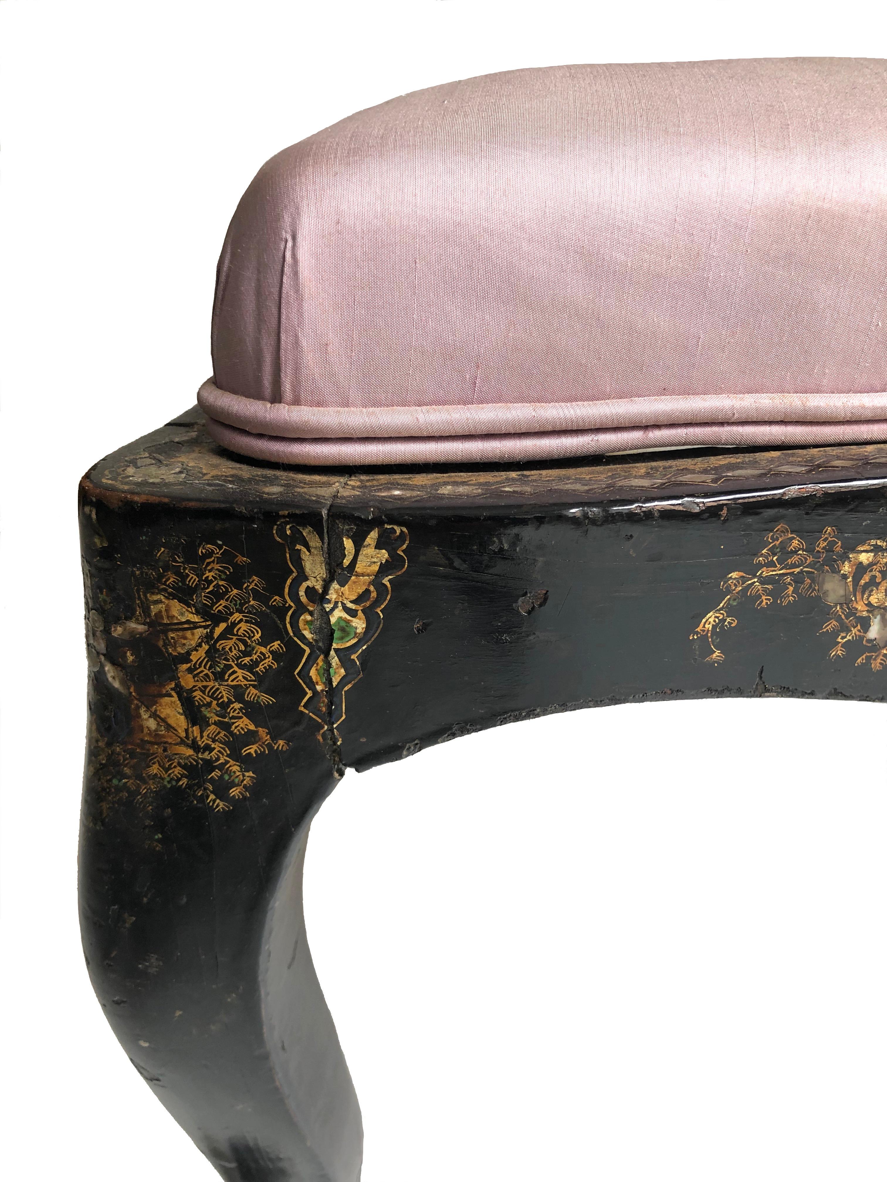 Antiker ebonisierter Stuhl (Holz) im Angebot