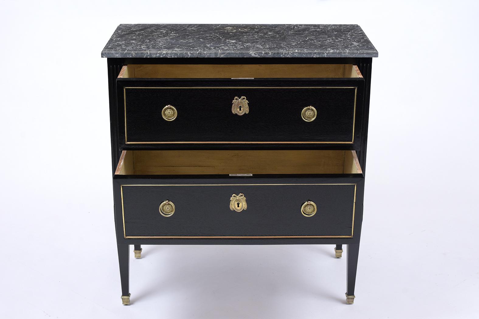 French Ebonized Louis XVI Chest