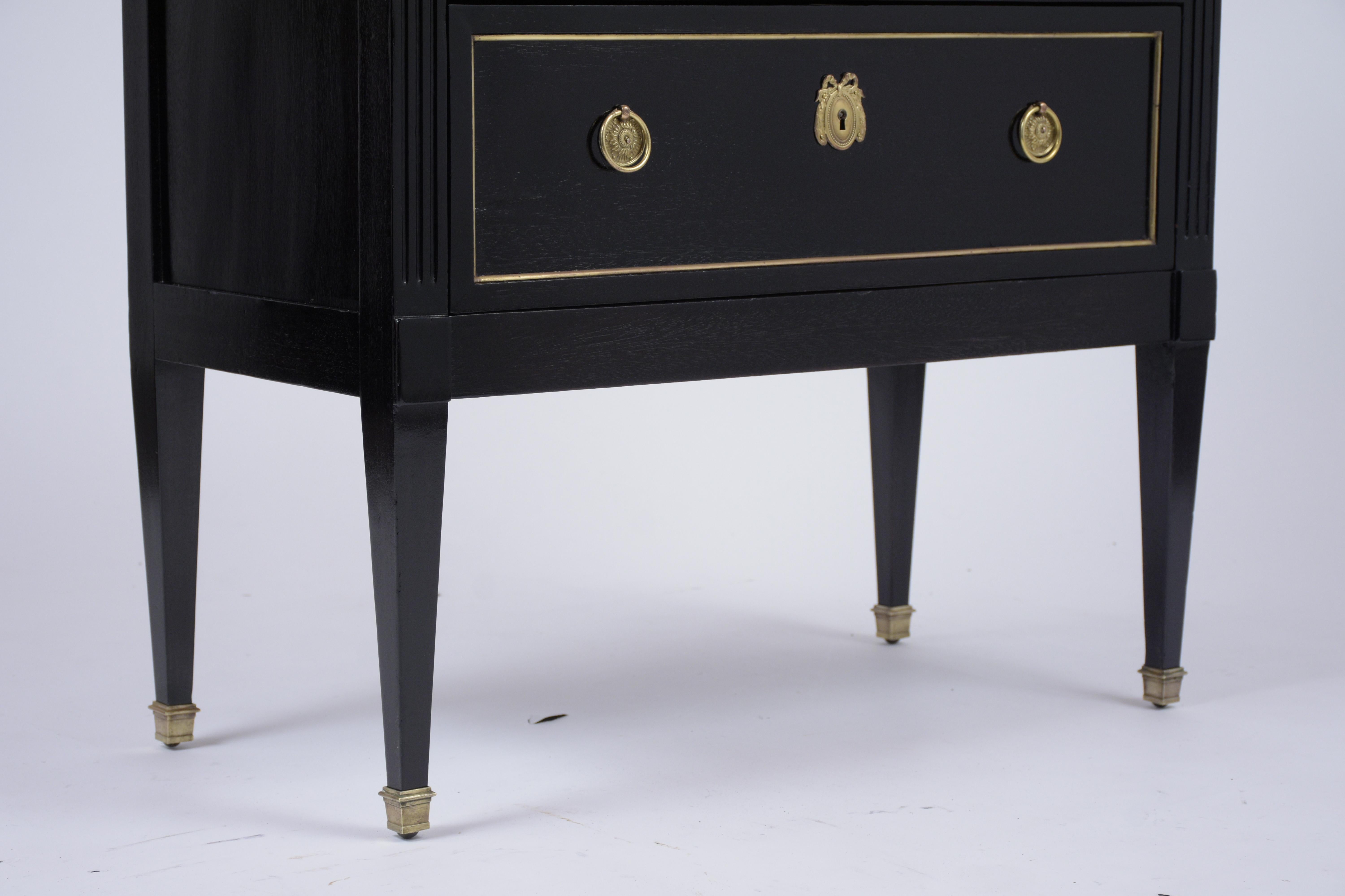 Ebonized Louis XVI Chest 1