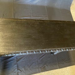 Antique Ebony Renaissance Style Barley Twist Console Table