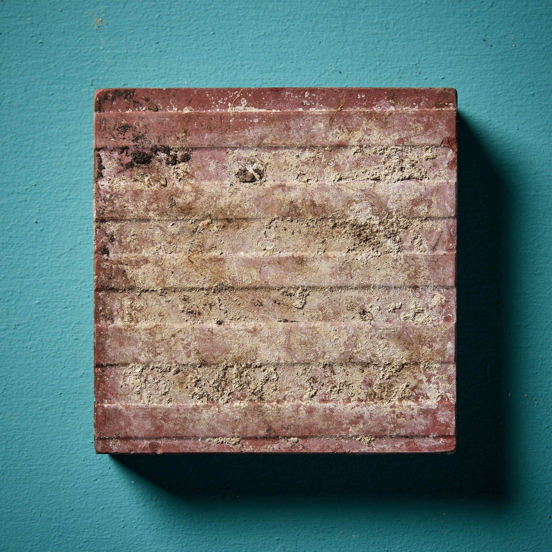 19th Century Antique Ecclesiastical Encaustic Tile Panel For Sale