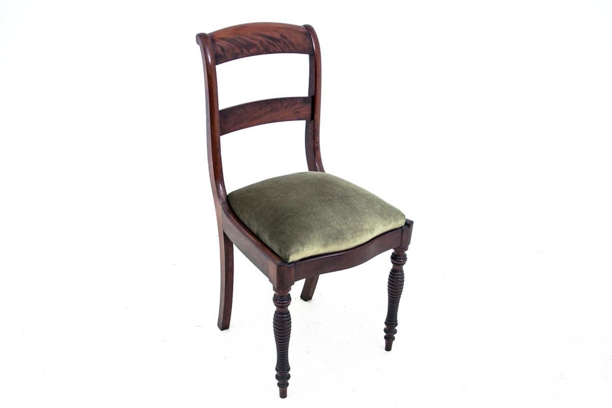 Antique Eclectic Mahogany Chair, France, Late 19th Century 3