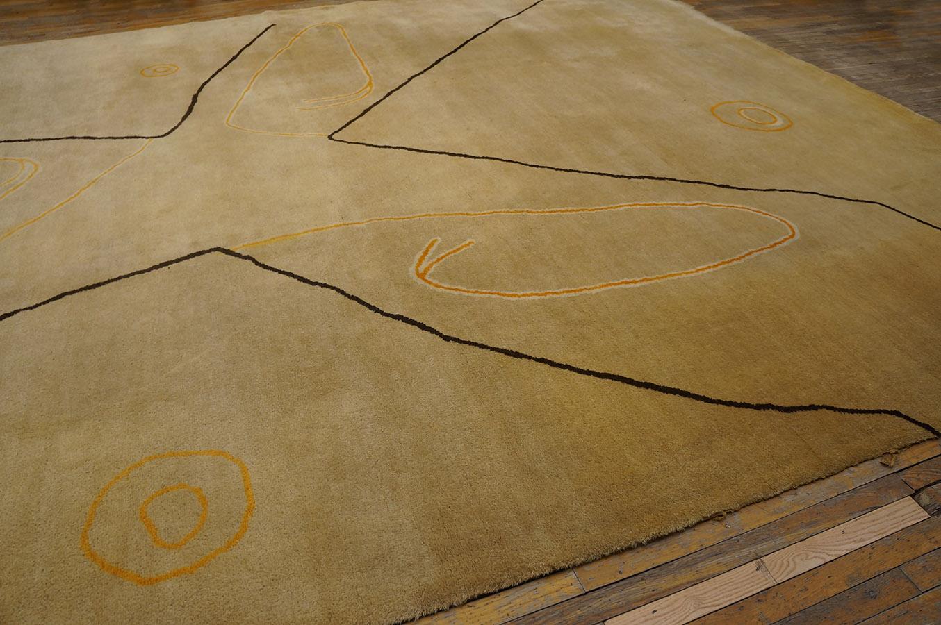 Alfombra ecuatoriana de mediados de siglo de Olga Fisch ( 12' 4'' x 17' 3'' - 376 x 526 cm ) en venta 7