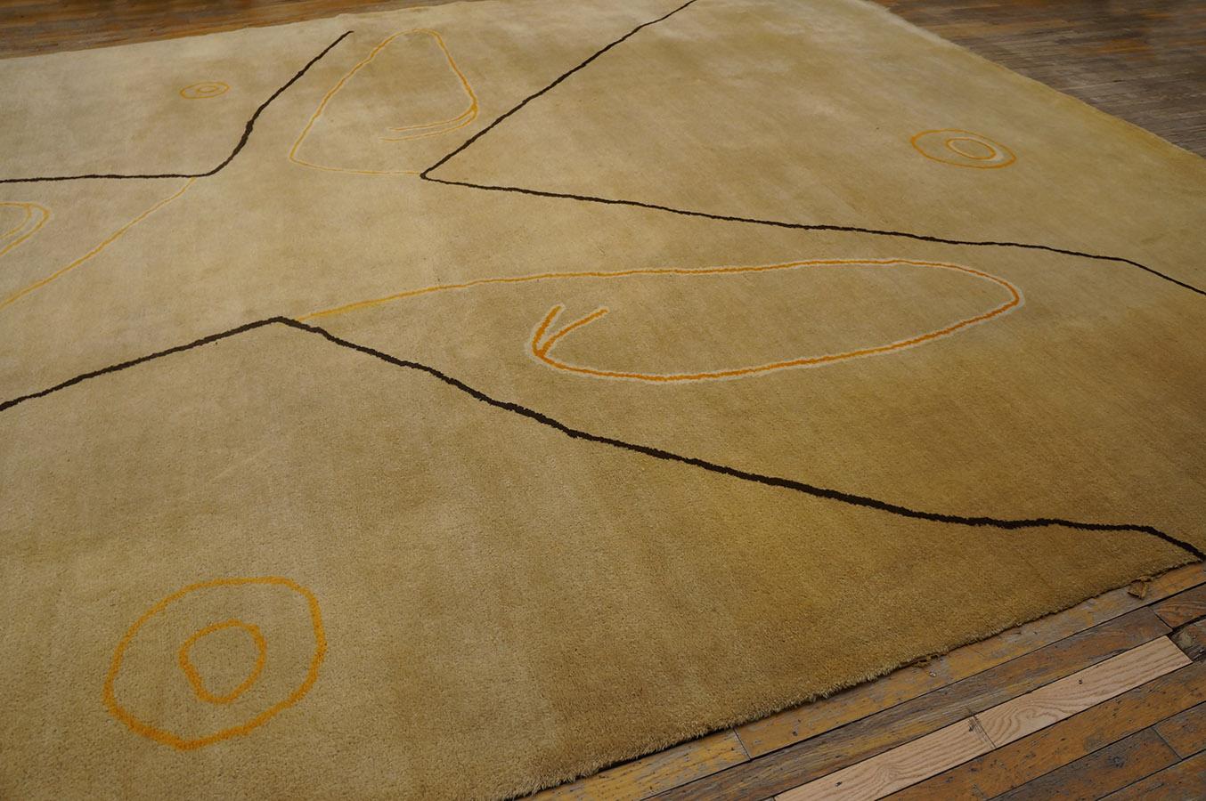 Mid Century Ecuadorian Carpet By Olga Fisch ( 12' 4'' x 17' 3'' - 376 x 526 cm ) For Sale 6