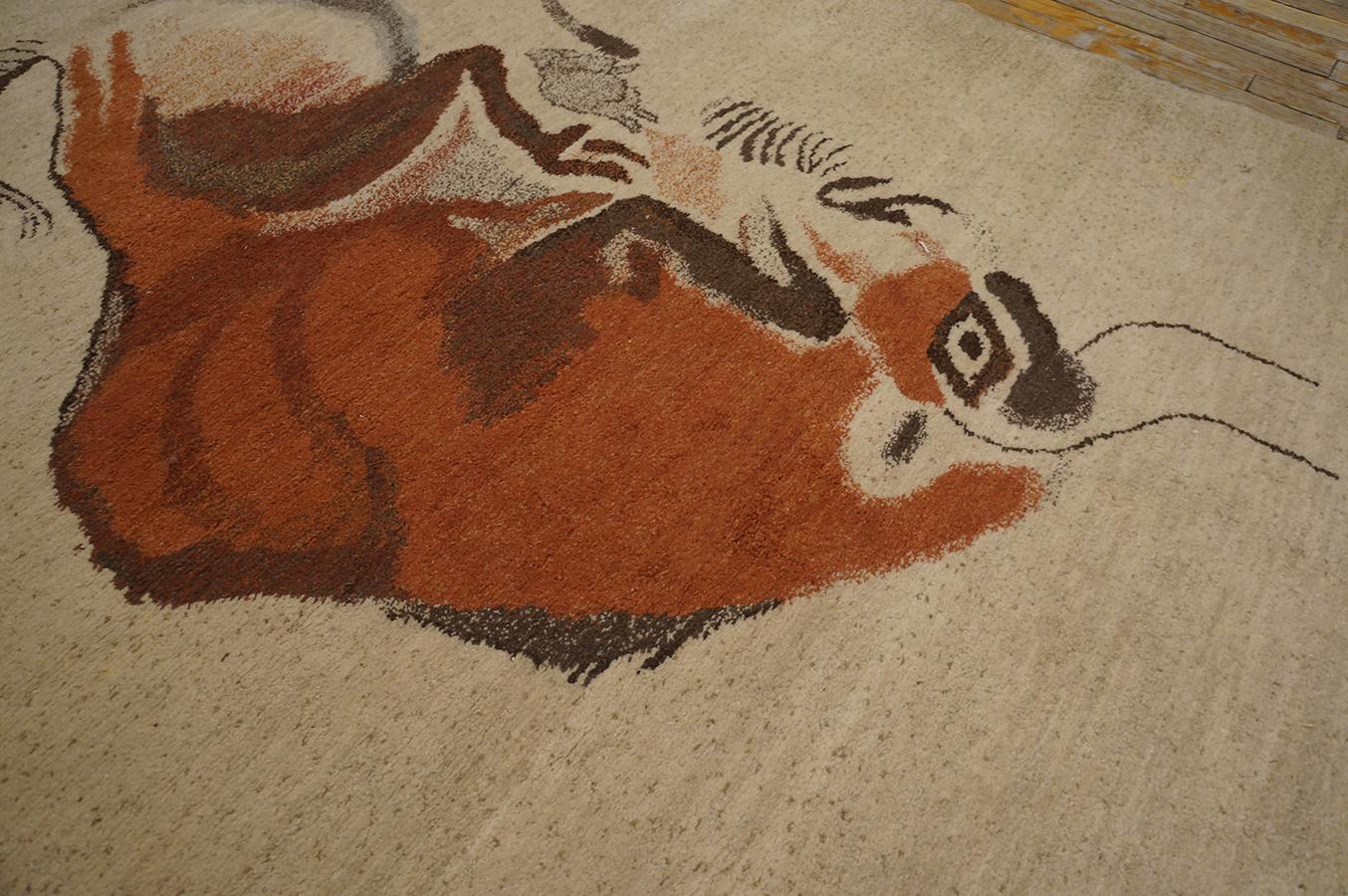 Mid Century Ecuadorian Carpet By Olga Fisch ( 5'2