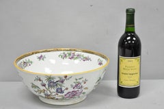 Antique Edge Malkin & Co Indian Tree English Transferware Porcelain Serving Bowl
