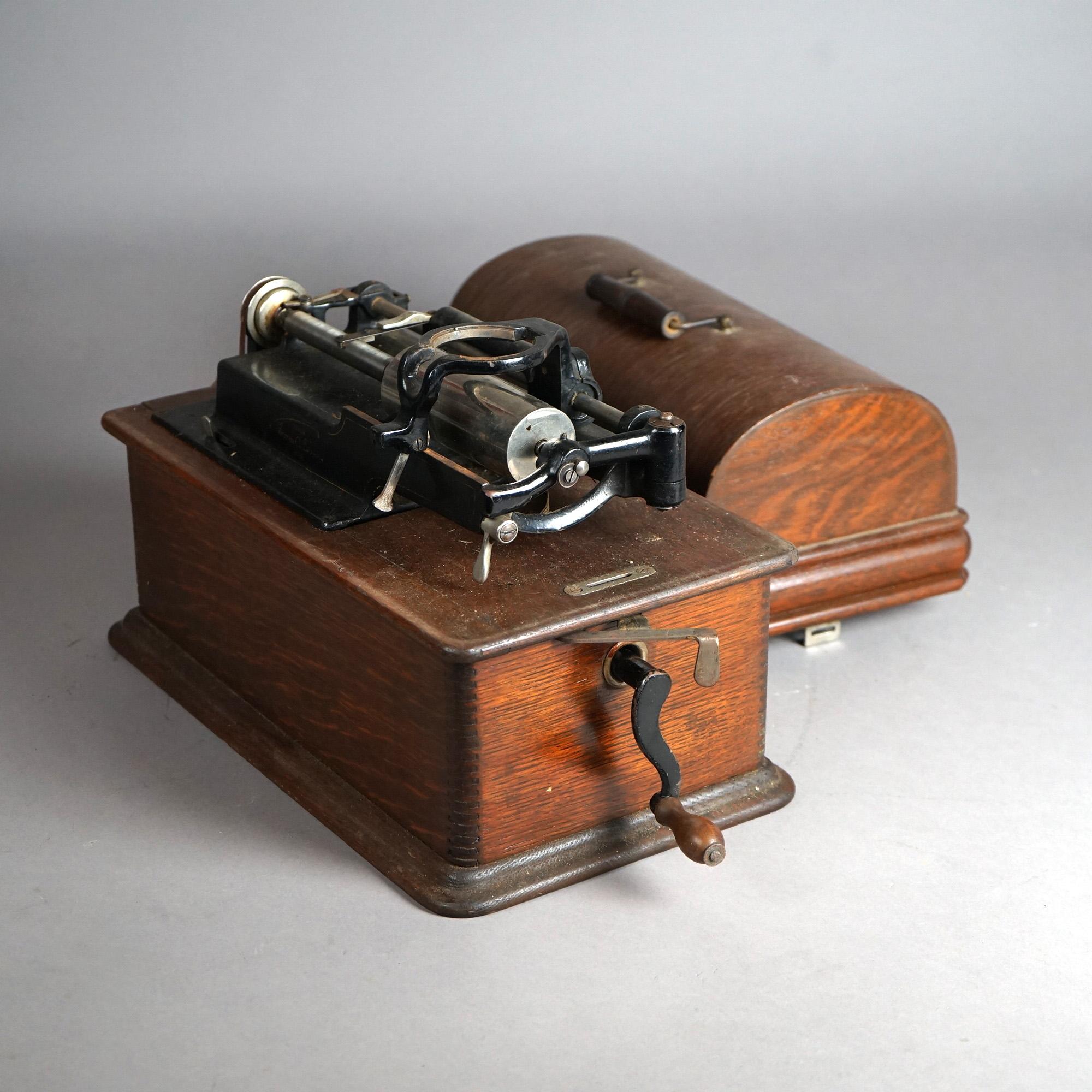 antique edison phonograph