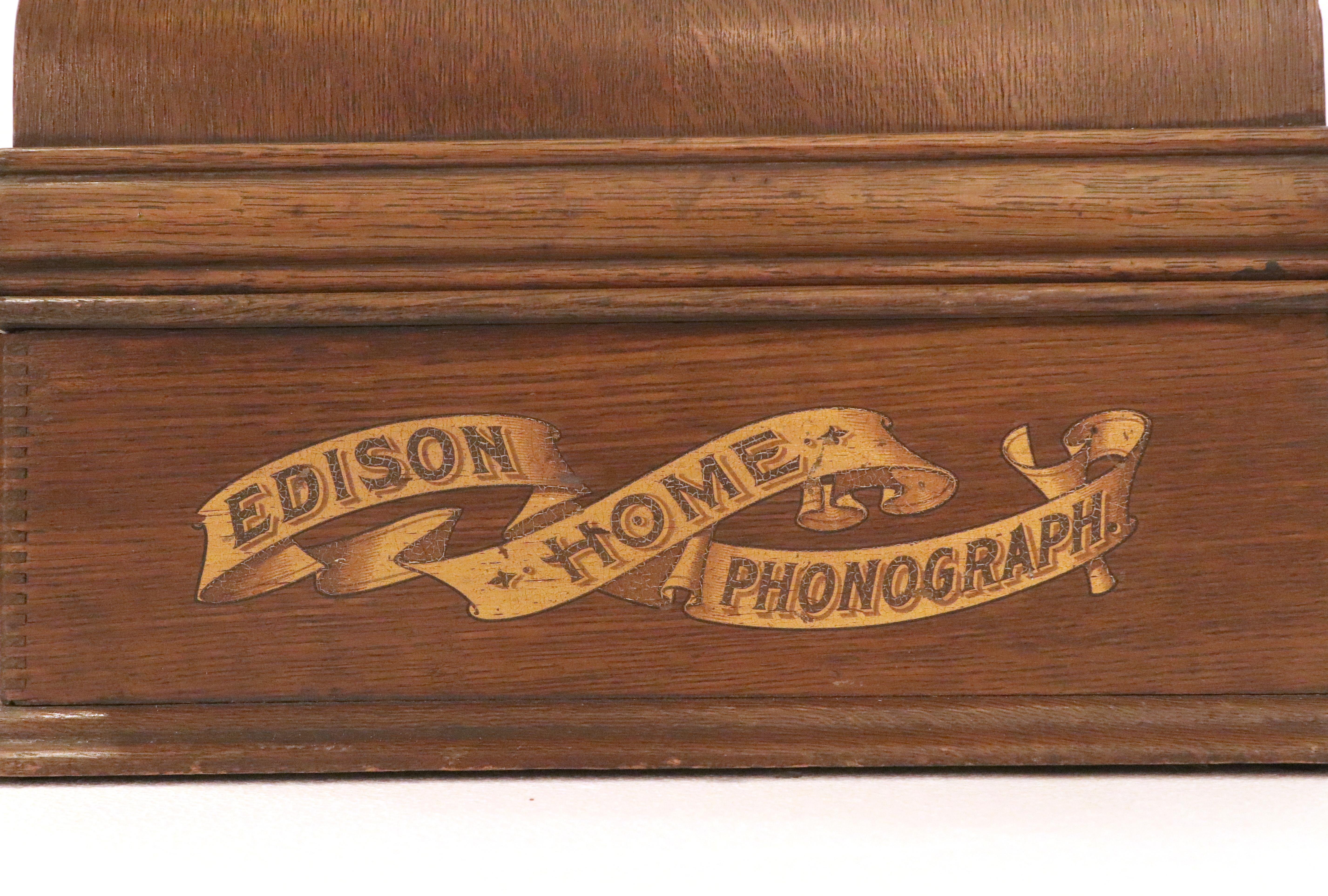Industriel Ancienne Phonographe Edison Home, vers 1903