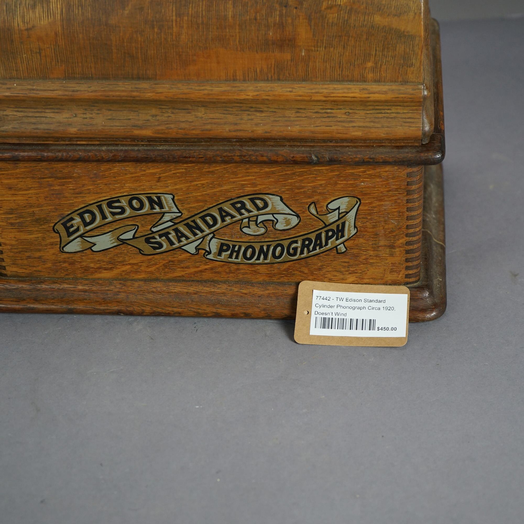 antique edison phonograph
