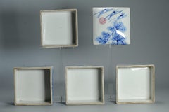 Antique Edo 18/19th C Japanese Jubako Ikegawa Ware Tea Ceremony Box Japan