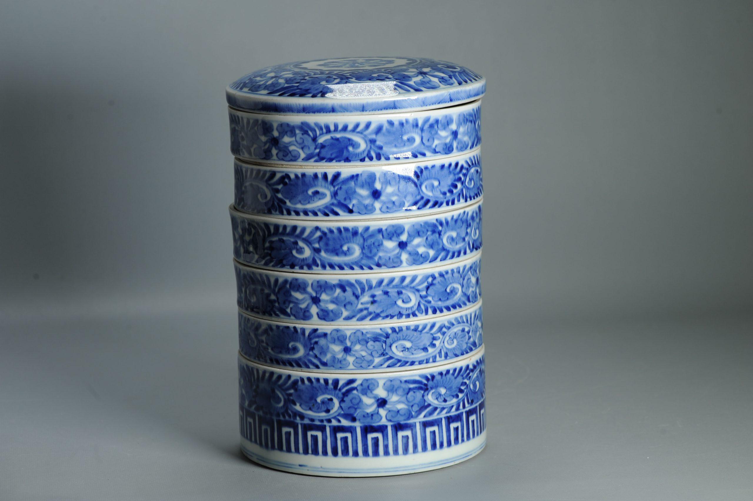 Ancienne boîte à nourriture japonaise Edo 19C Ikegawa Ware Boîte pour la cérémonie du thé Japon en vente 4