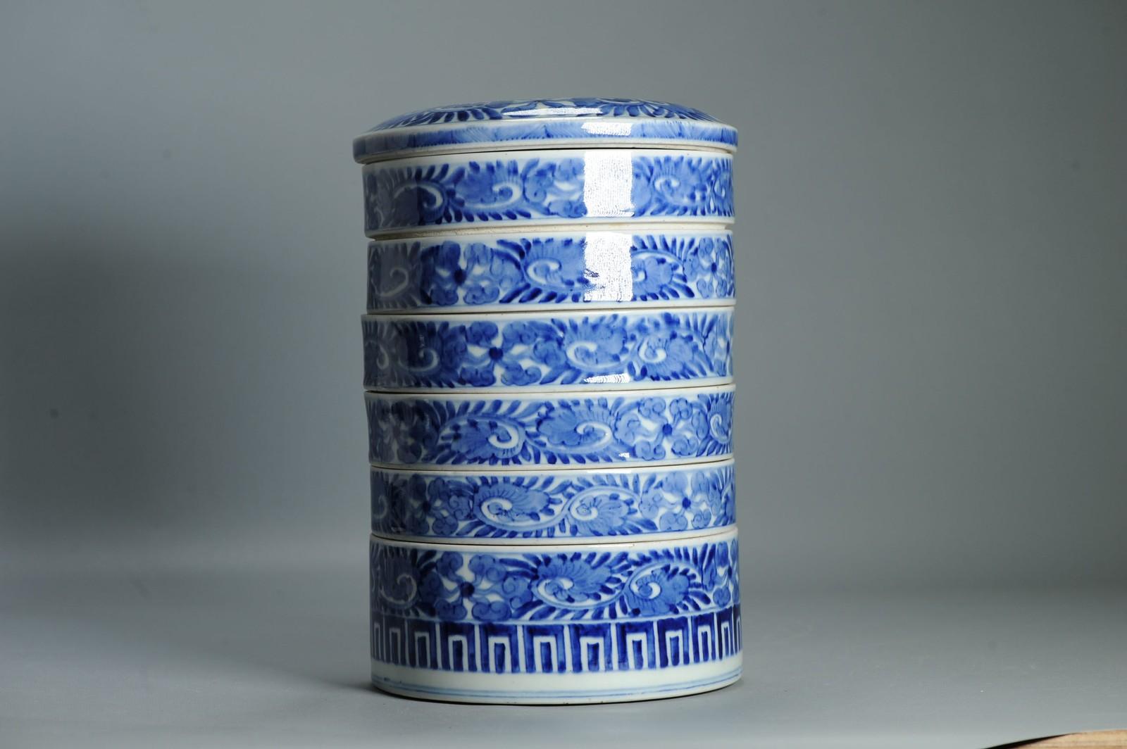 Ancienne boîte à nourriture japonaise Edo 19C Ikegawa Ware Boîte pour la cérémonie du thé Japon en vente 7