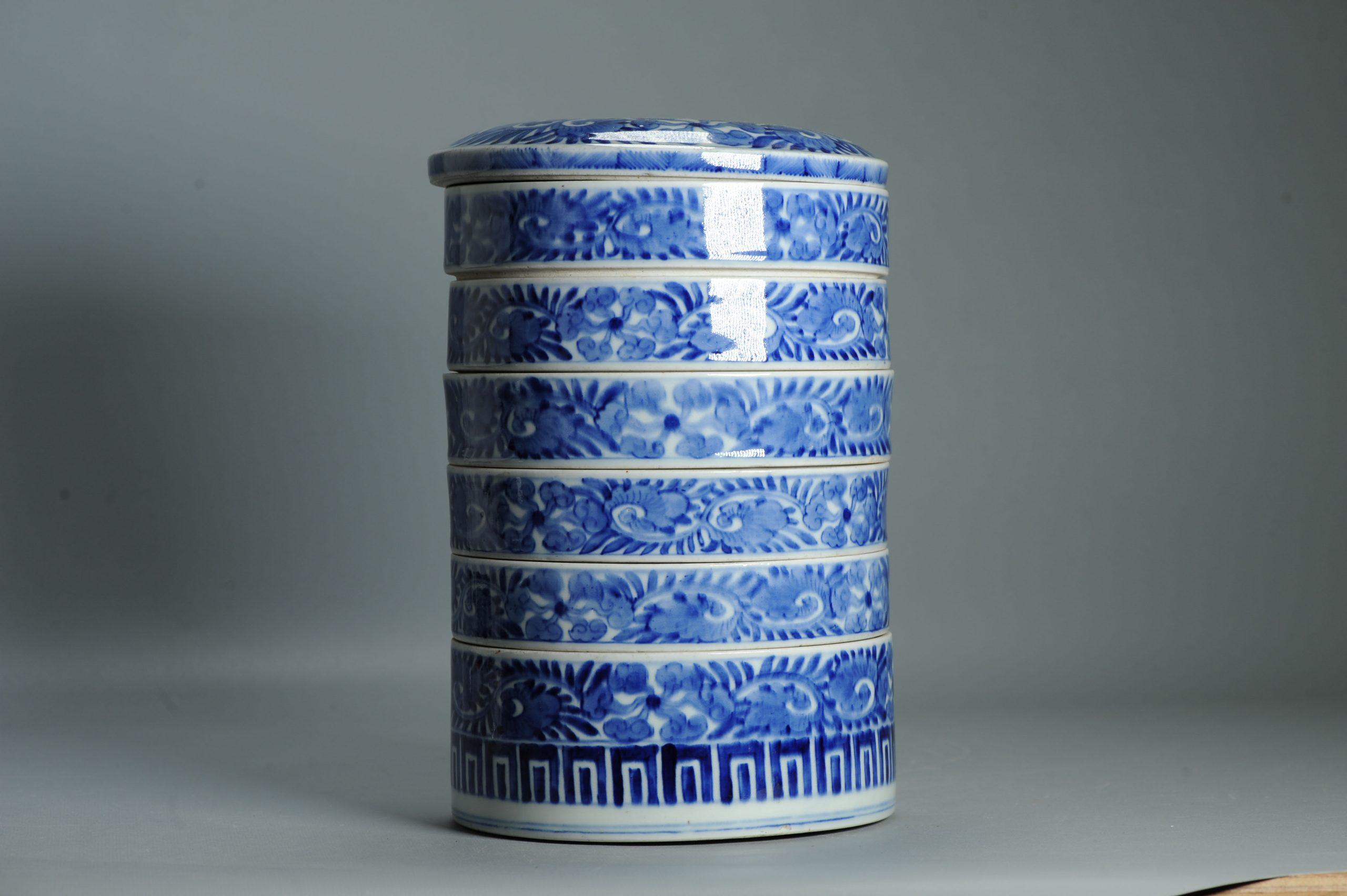 Ancienne boîte à nourriture japonaise Edo 19C Ikegawa Ware Boîte pour la cérémonie du thé Japon en vente 3