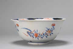 Antique Edo Imari Japanese Porcelain Bowl Arita Japan Crams, 18th Century