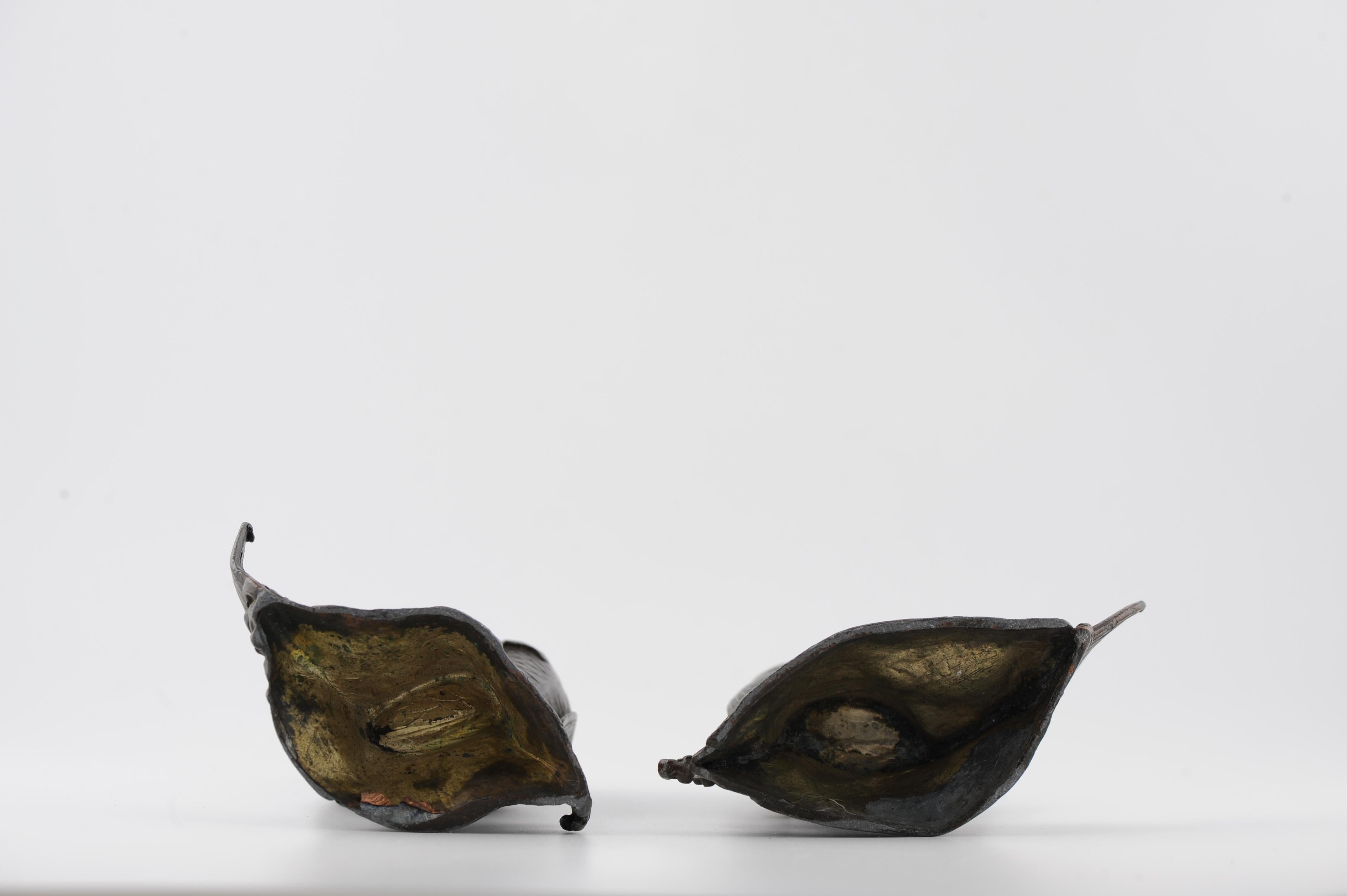 Antique statue japonaise Okimono/Meiji 19e siècle brûleurs d'encens poissons en vente 8