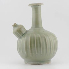 Antique Edo Period 17C Japanese Porcelain Celadon Ghendi Rare Object