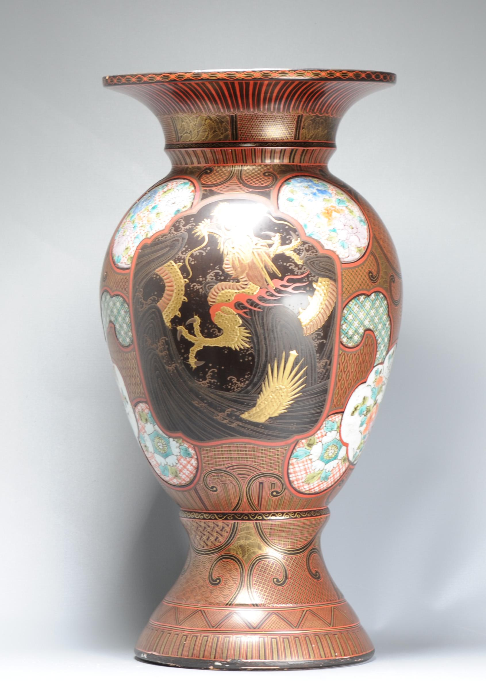 Antico vaso laccato giapponese del periodo Edo del XIX secolo di qualità superiore Giappone in vendita 5