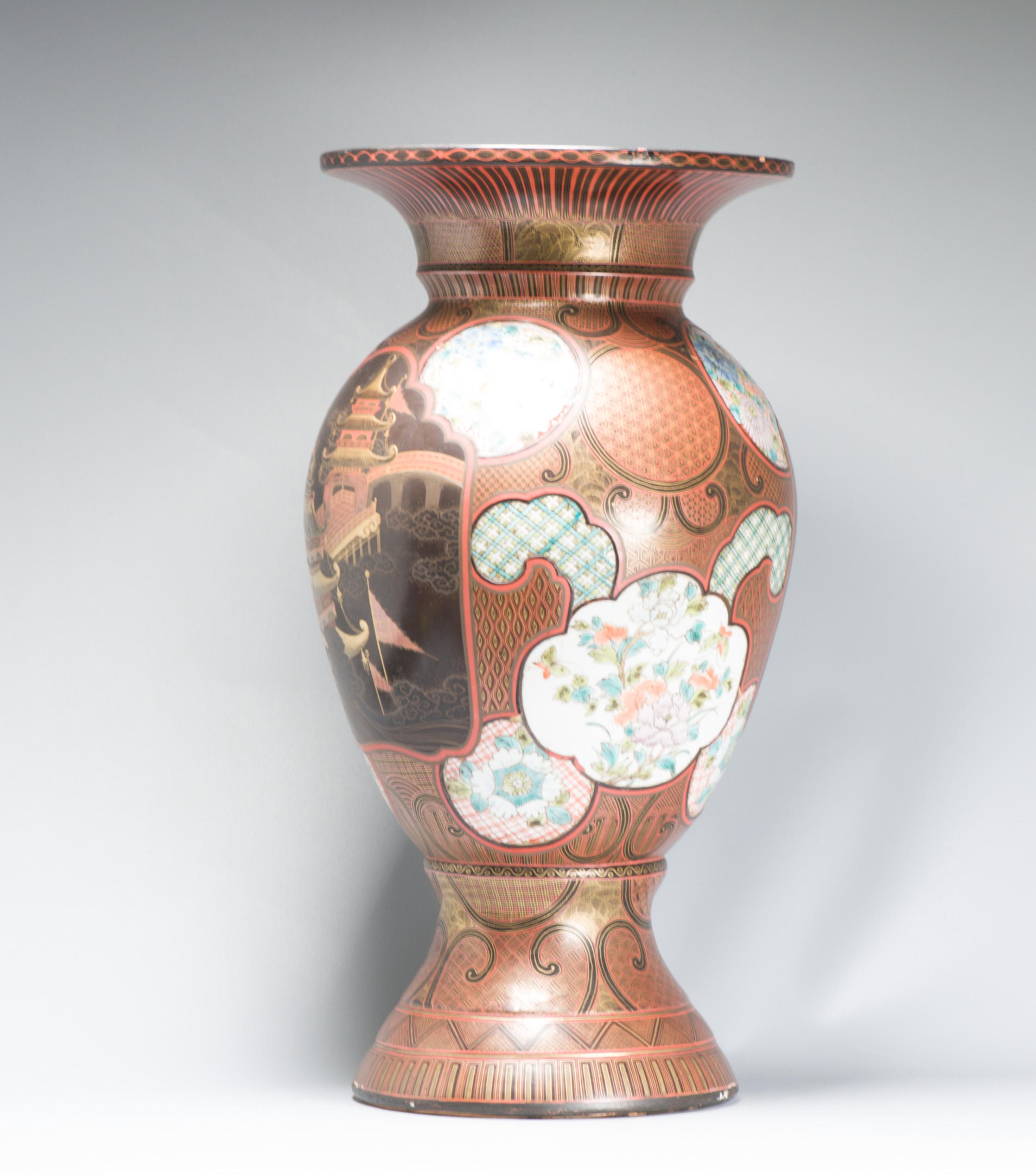Antico vaso laccato giapponese del periodo Edo del XIX secolo di qualità superiore Giappone in vendita 11