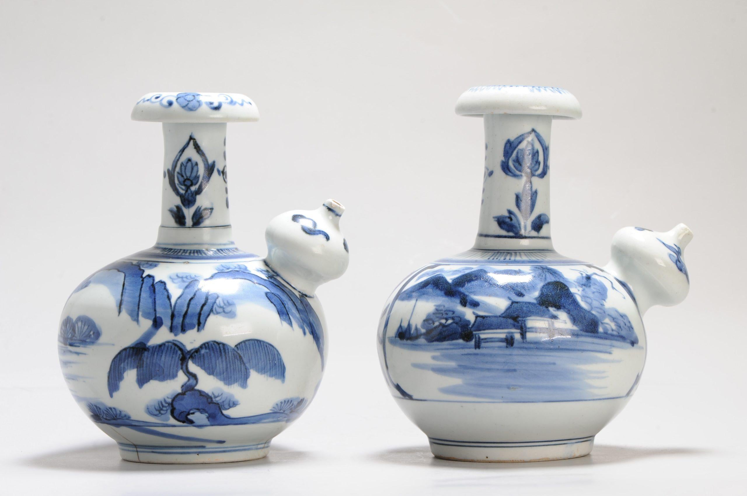 Ancienne période Edo vers 1670 en porcelaine japonaise de style Ming Ghendis Arita Kraak en vente 4
