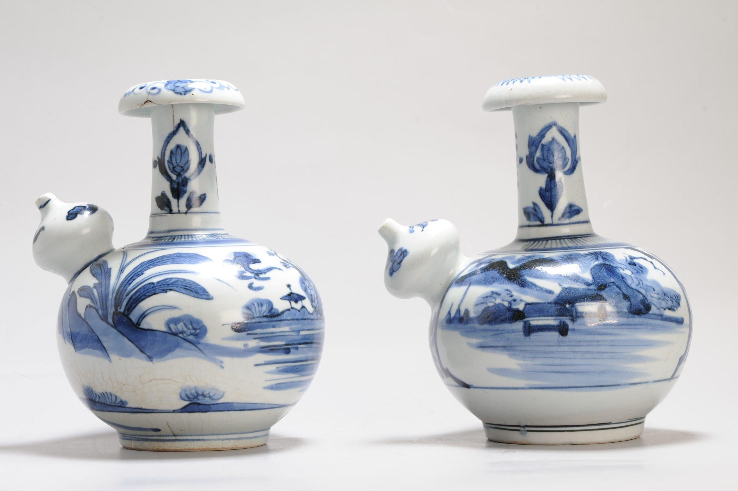 Ancienne période Edo vers 1670 en porcelaine japonaise de style Ming Ghendis Arita Kraak en vente 5