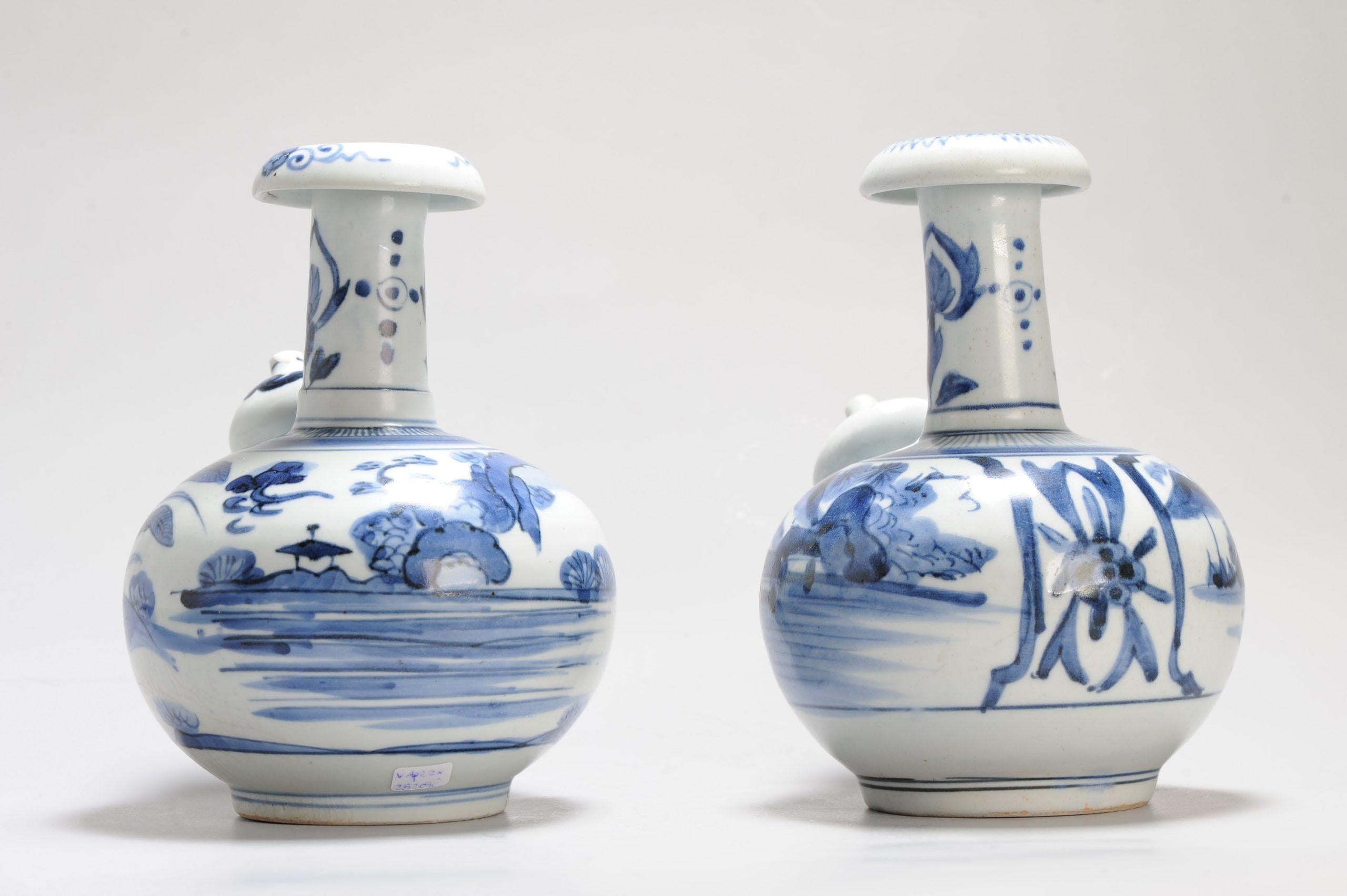 Ancienne période Edo vers 1670 en porcelaine japonaise de style Ming Ghendis Arita Kraak en vente 6