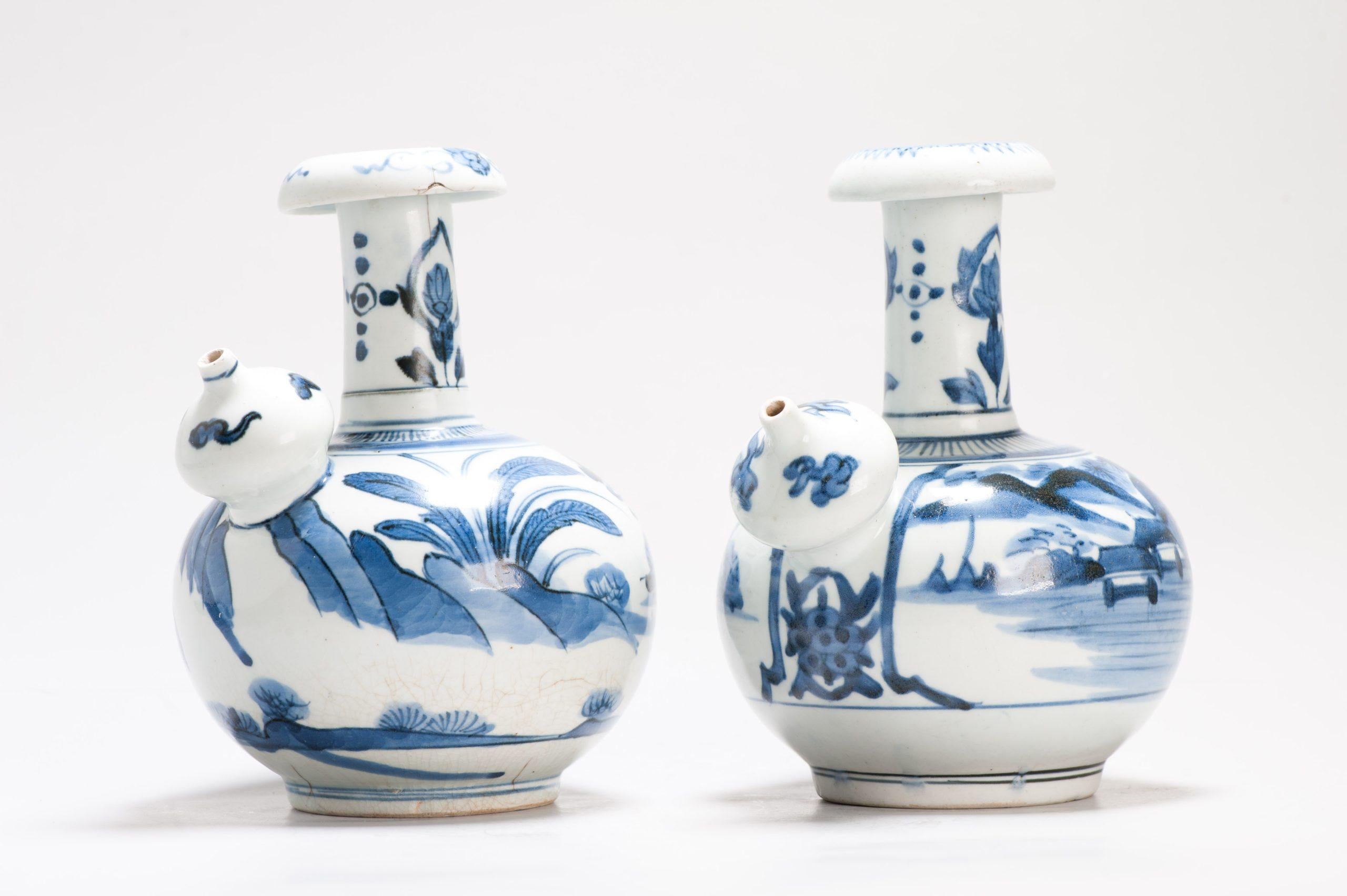 Ancienne période Edo vers 1670 en porcelaine japonaise de style Ming Ghendis Arita Kraak en vente 8