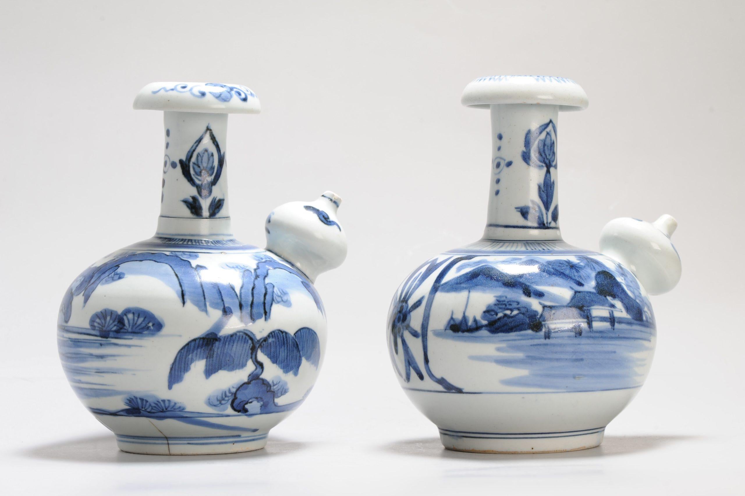 Ancienne période Edo vers 1670 en porcelaine japonaise de style Ming Ghendis Arita Kraak en vente 10