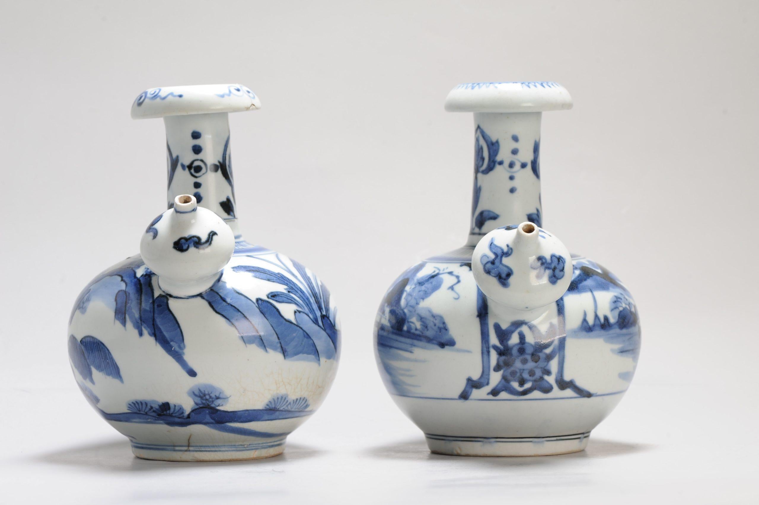 XVIIIe siècle et antérieur Ancienne période Edo vers 1670 en porcelaine japonaise de style Ming Ghendis Arita Kraak en vente